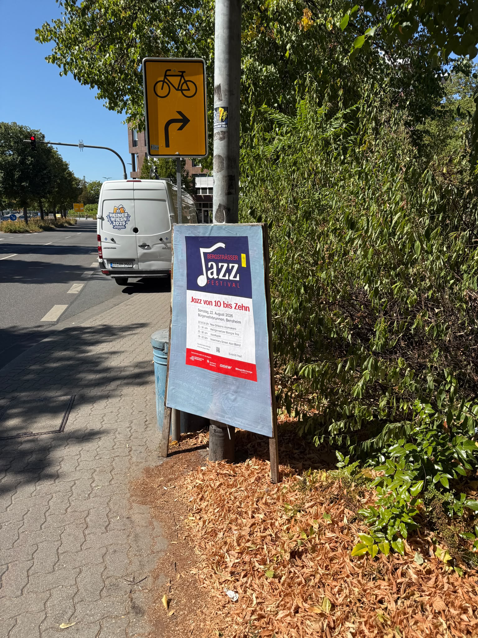 Bergsträsser Jazz Festival - Plakatwerbung - DIN A1 Plakat - 1