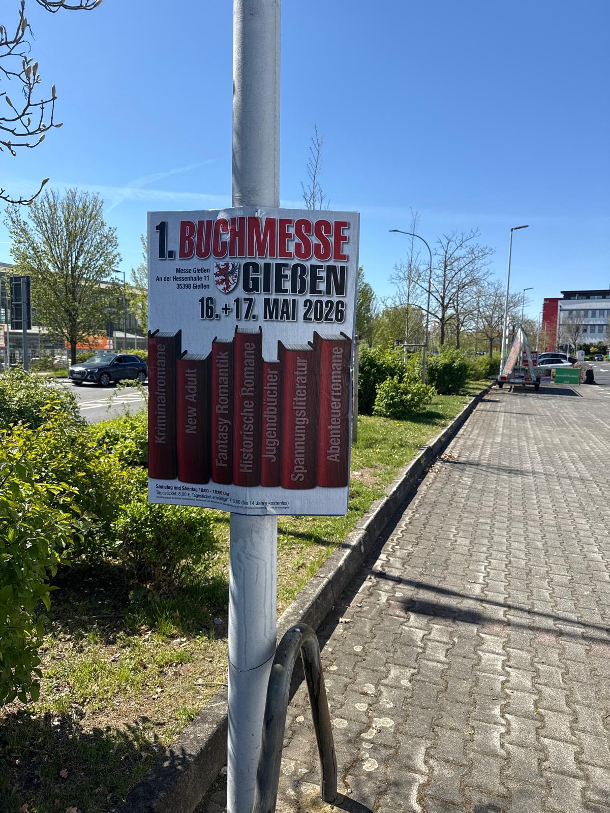Buchmesse Gießen - DIN A1 Plakatwerbung - Plakat 1