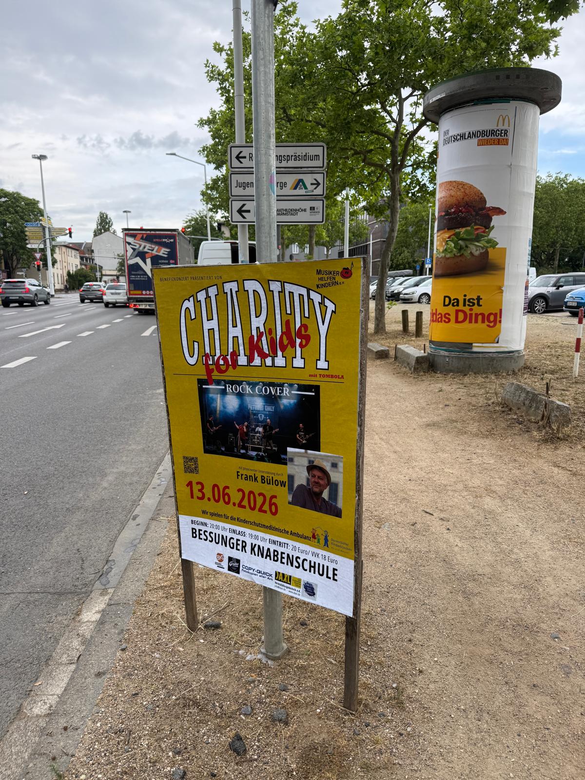 Charity for Kids Darmstadt - DIN A0 Plakatwerbung - Plakat 1