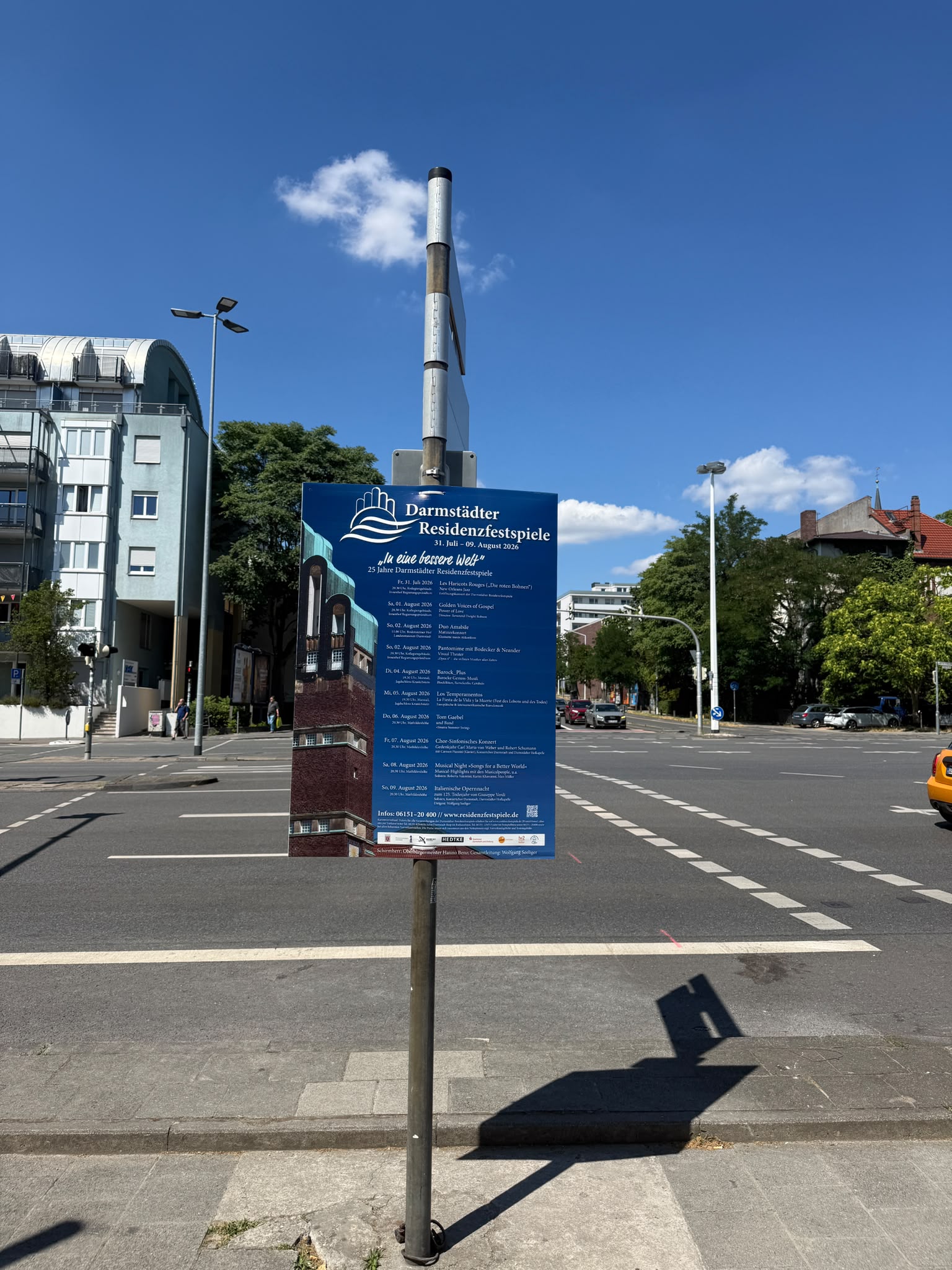 Darmstädter Residenzfestspiele - DIN A0 Plakatwerbung - Plakat 1