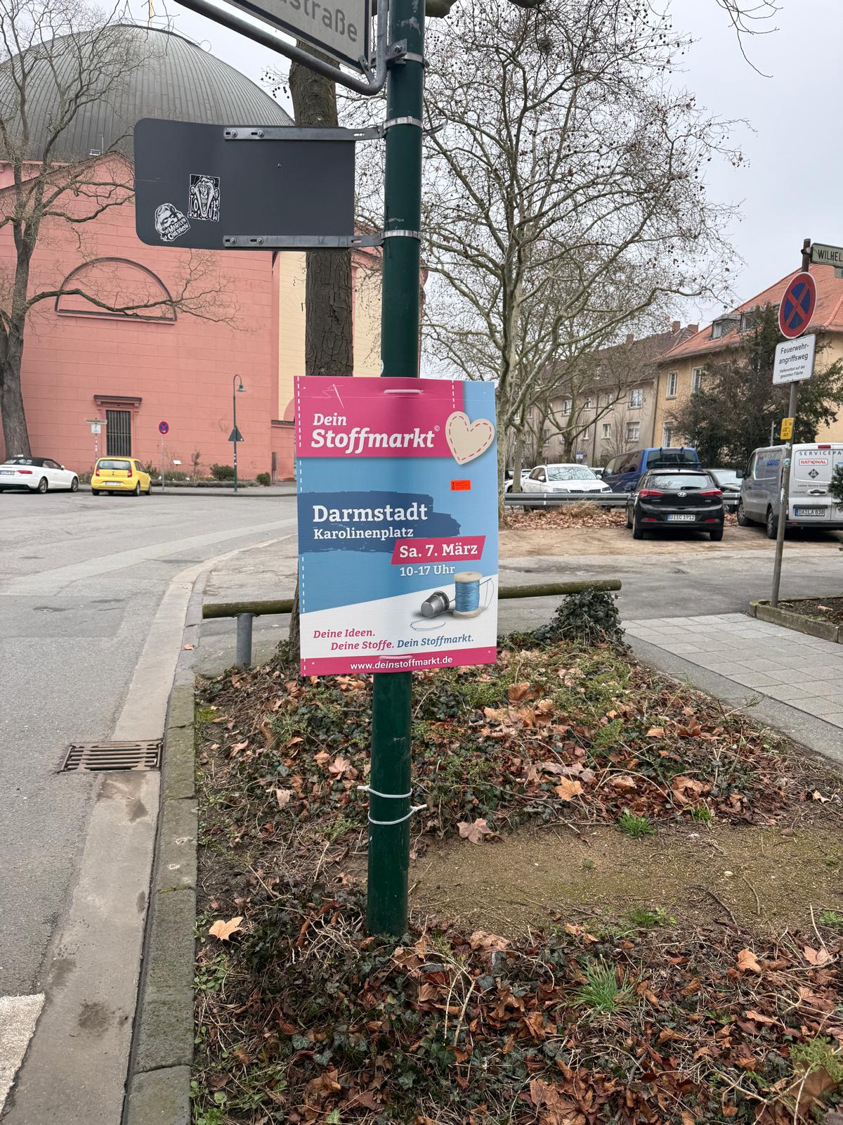 Dein Stoffmarkt - DIN A0 Plakatwerbung - Plakat 1