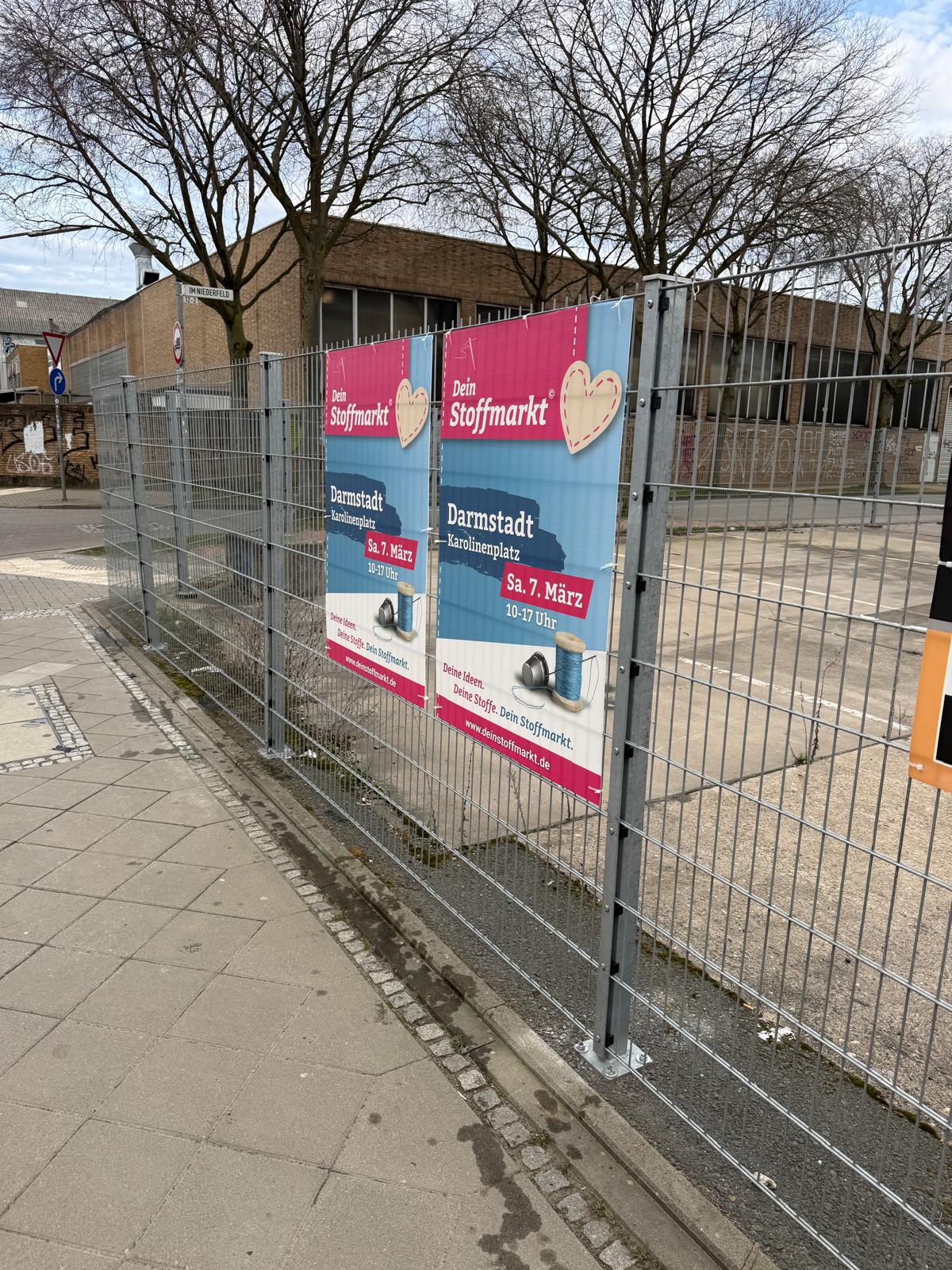 Dein Stoffmarkt - DIN A0 Plakatwerbung - Plakat 2