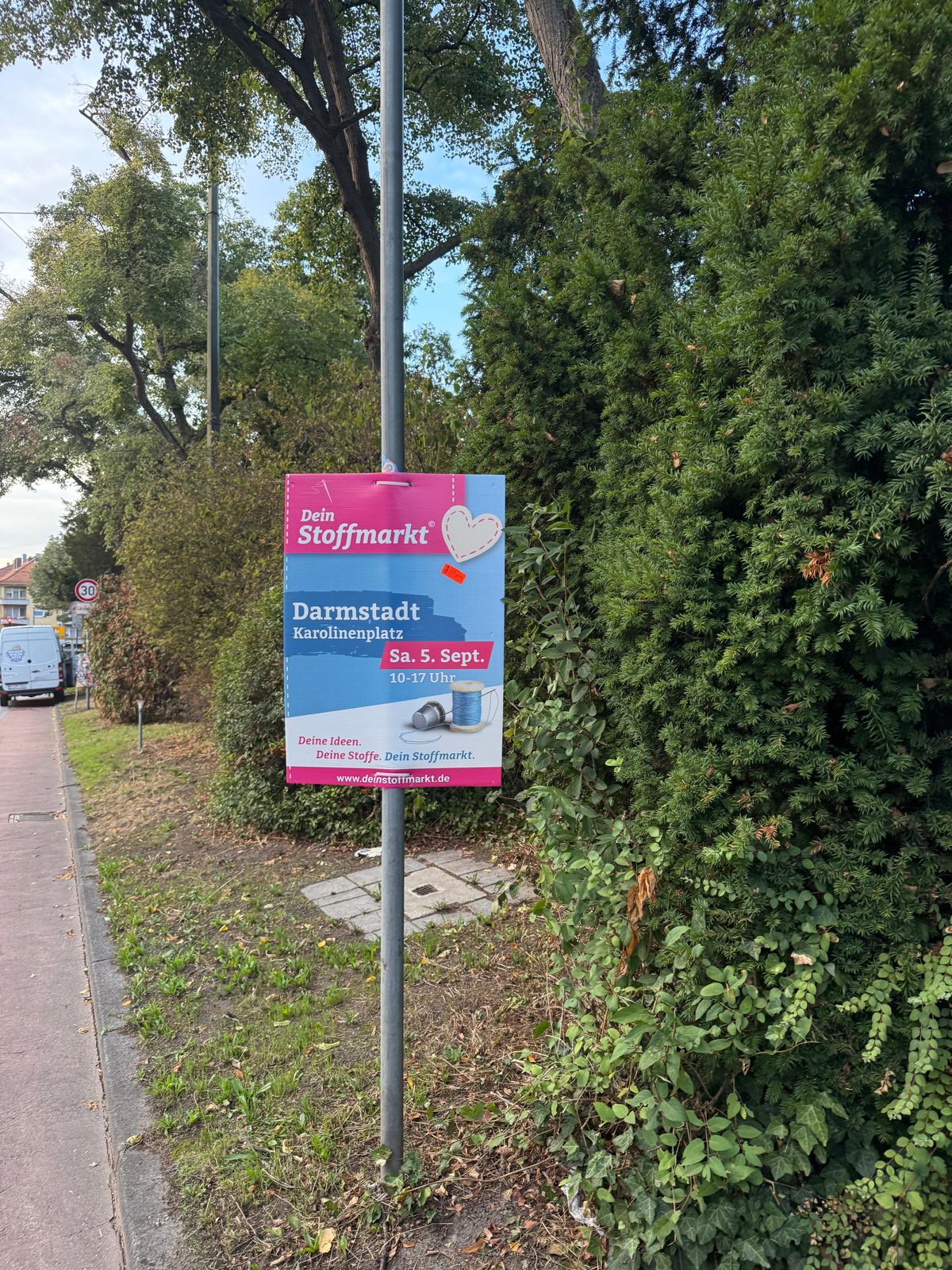 Dein Stoffmarkt - DIN A0 Plakatwerbung - Plakat 1