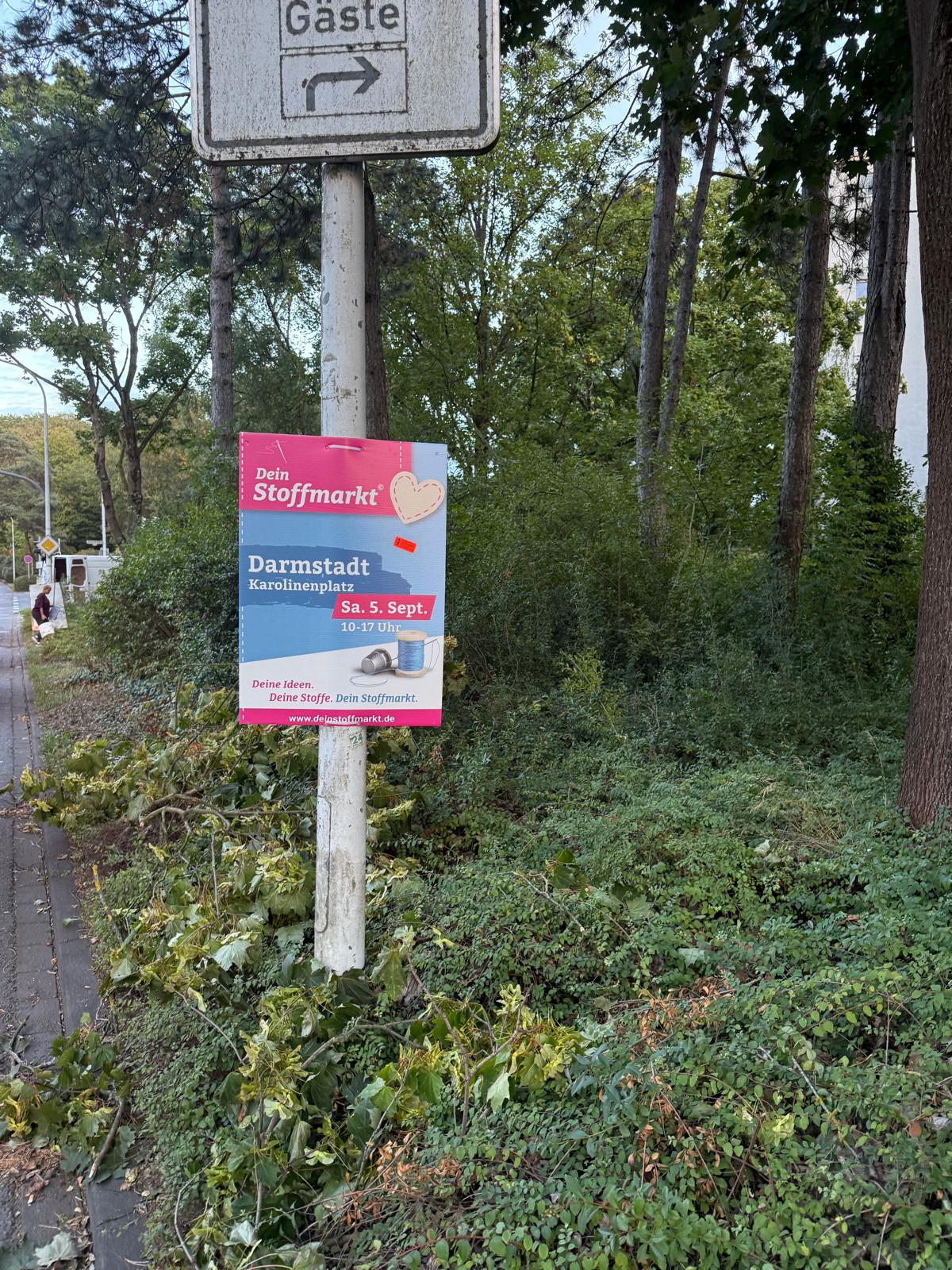 Dein Stoffmarkt - DIN A0 Plakatwerbung - Plakat 2