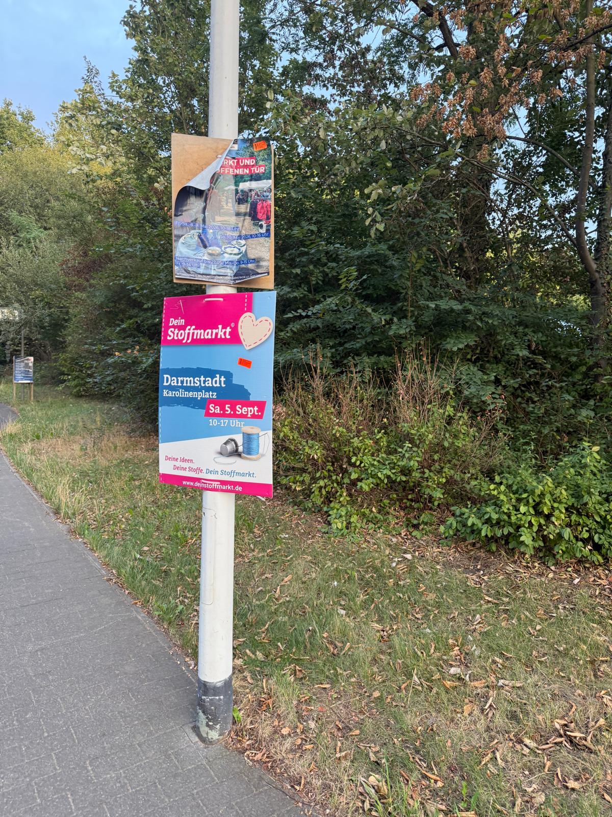 Dein Stoffmarkt - DIN A0 Plakatwerbung - Plakat 3