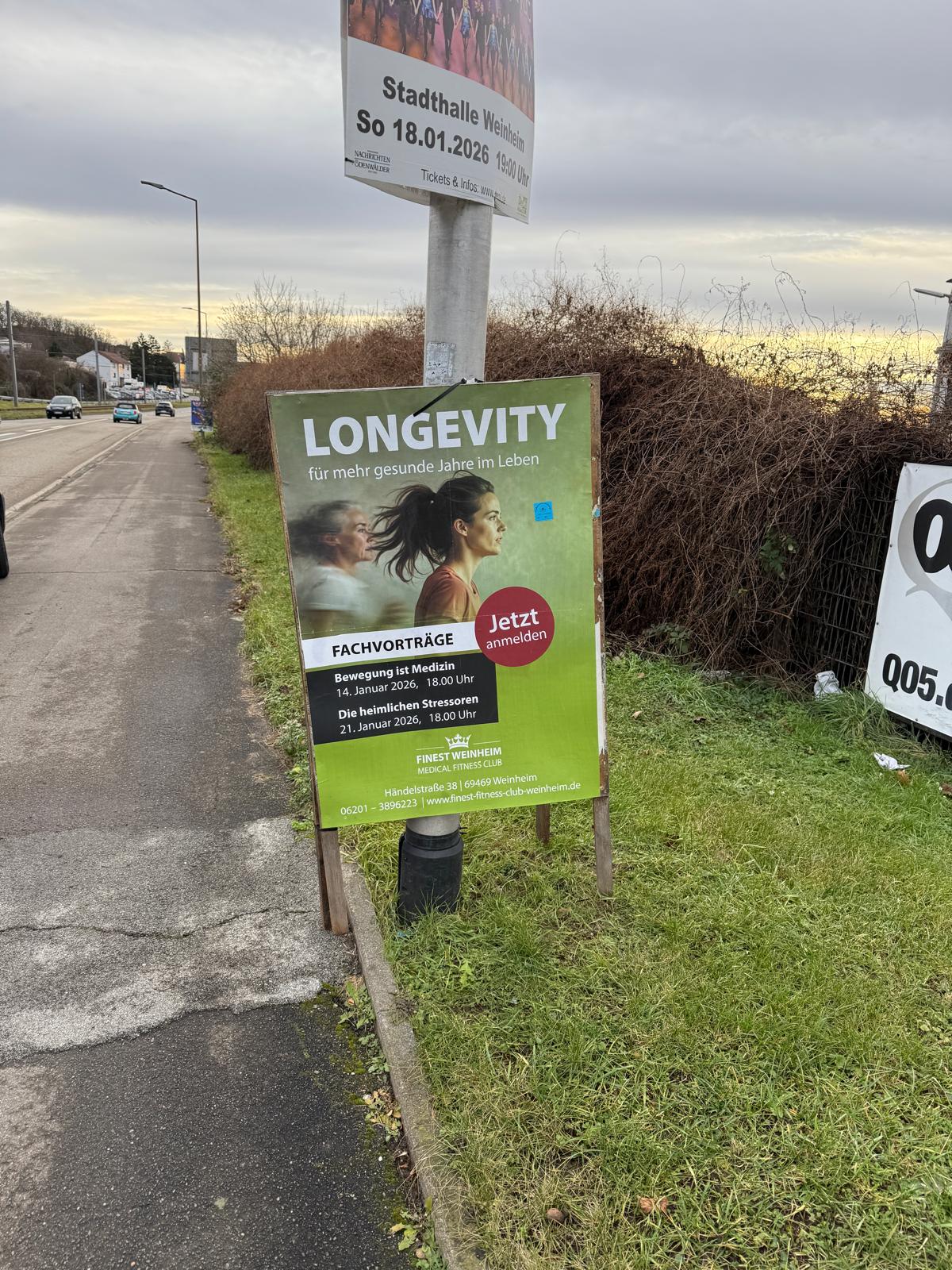 Finest Fitness Club Weinheim - DIN A0 Plakatwerbung - Plakat 1