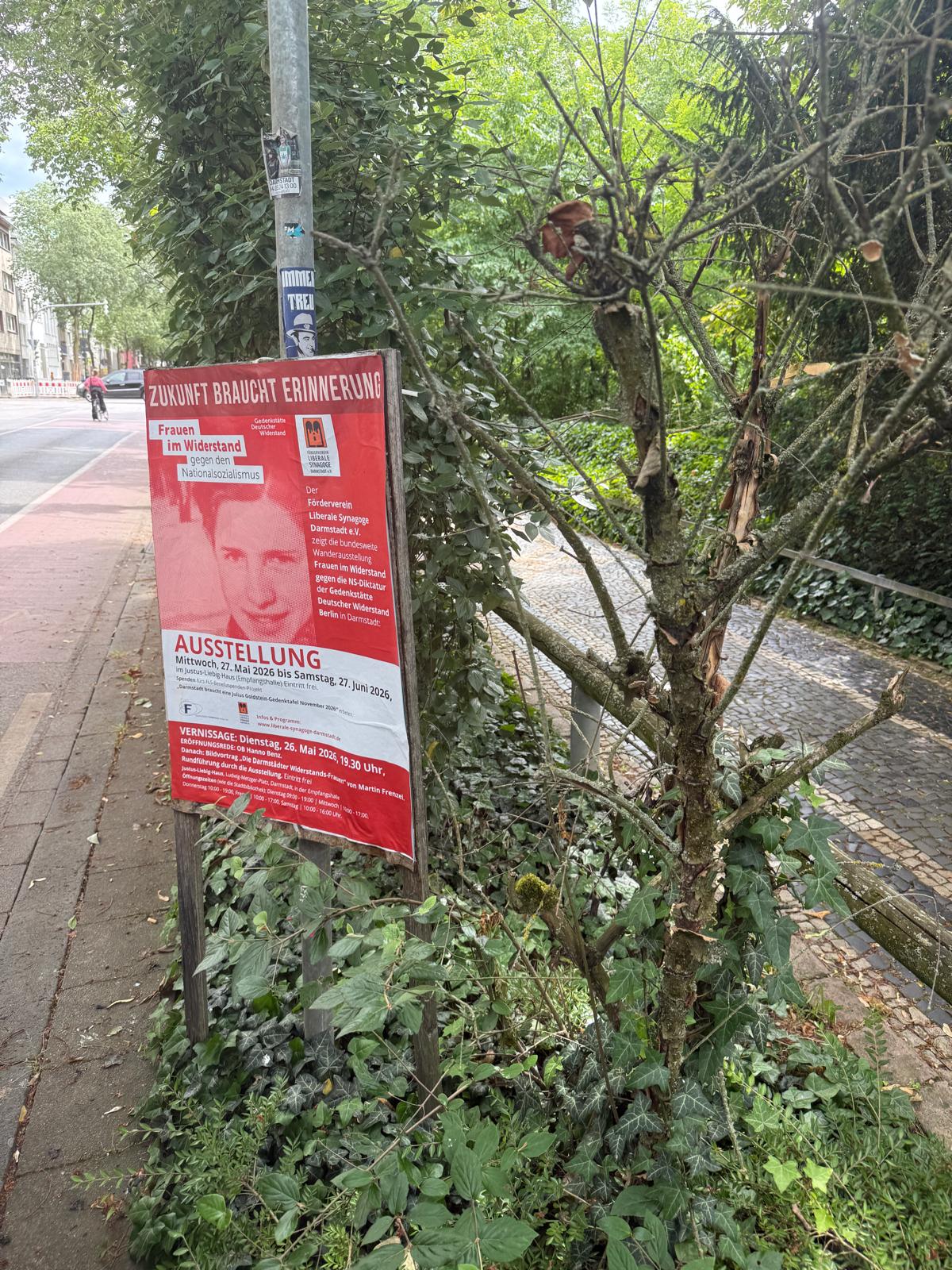 Förderverein Liberale Synagoge Darmstadt - DIN A1 Plakatwerbung - Plakat 1