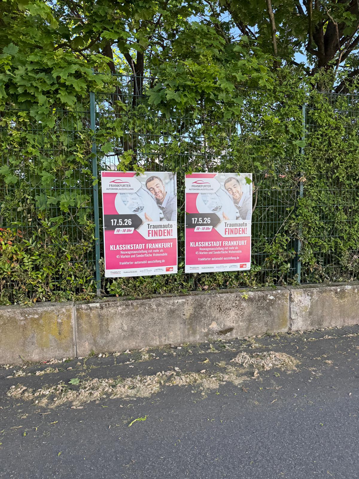Frankfurter Automobilausstelleung - DIN A0 Plakatwerbung - Hohlkammerplakat 1