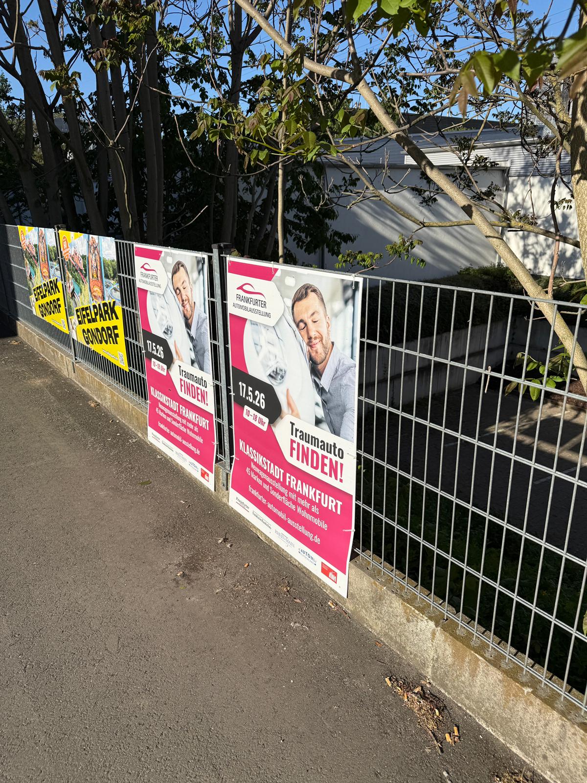 Frankfurter Automobilausstelleung - DIN A0 Plakatwerbung - Hohlkammerplakat 2