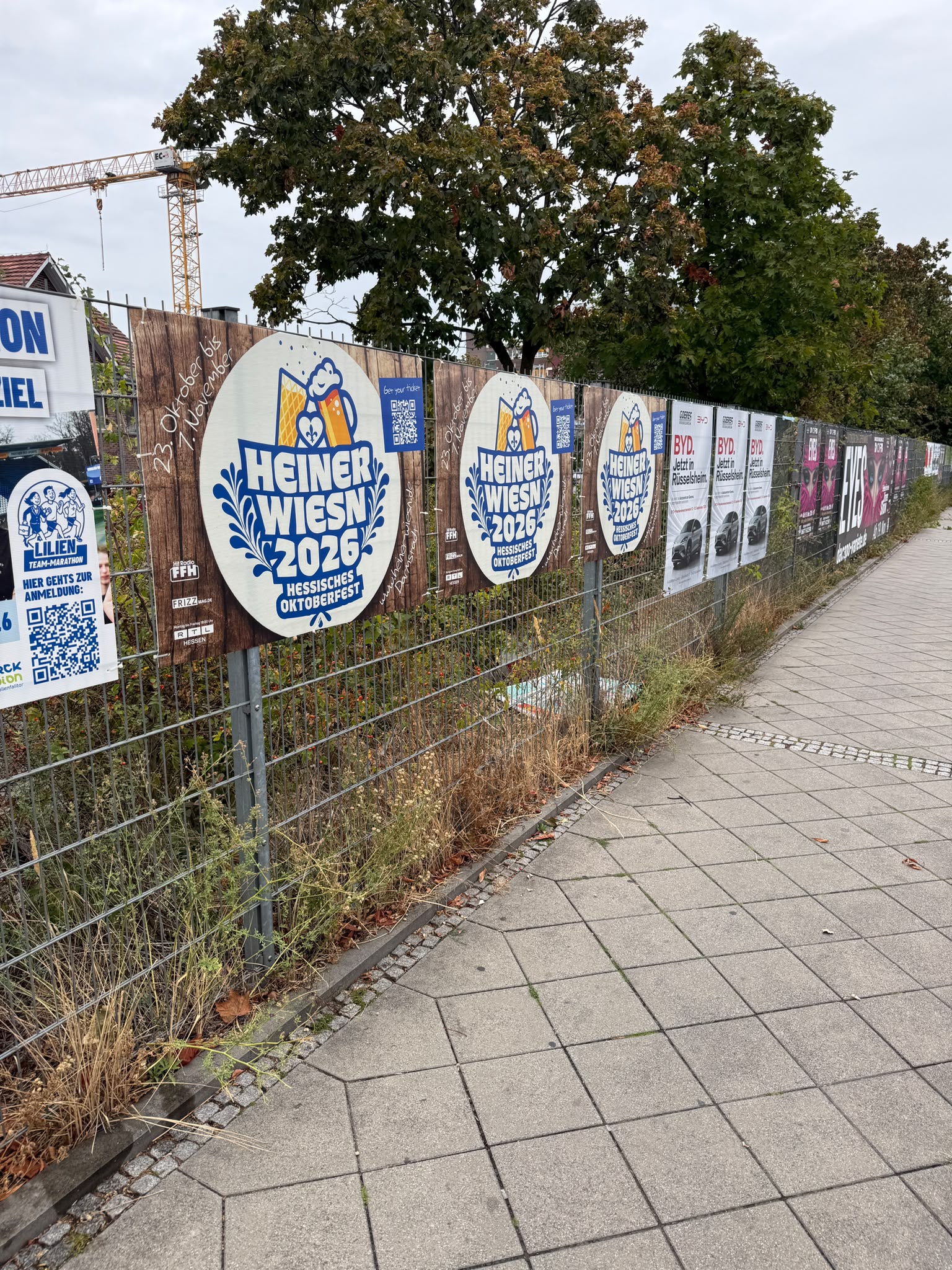 Heiner Wiesn Darmstadt - DIN A0 Plakatwerbung - Hohlkammerplakate 2