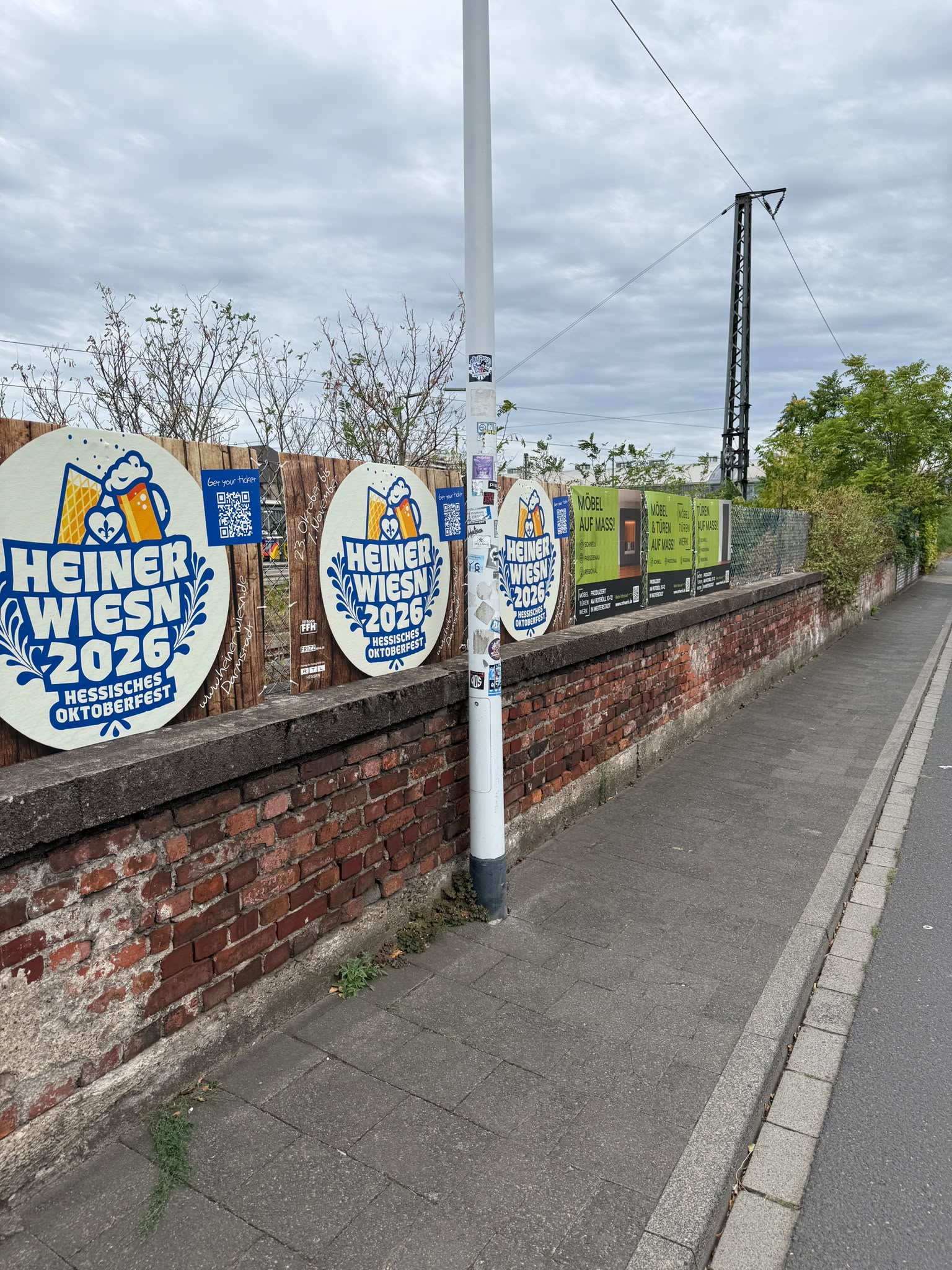 Heiner Wiesn Darmstadt - DIN A0 Plakatwerbung - Hohlkammerplakate 3