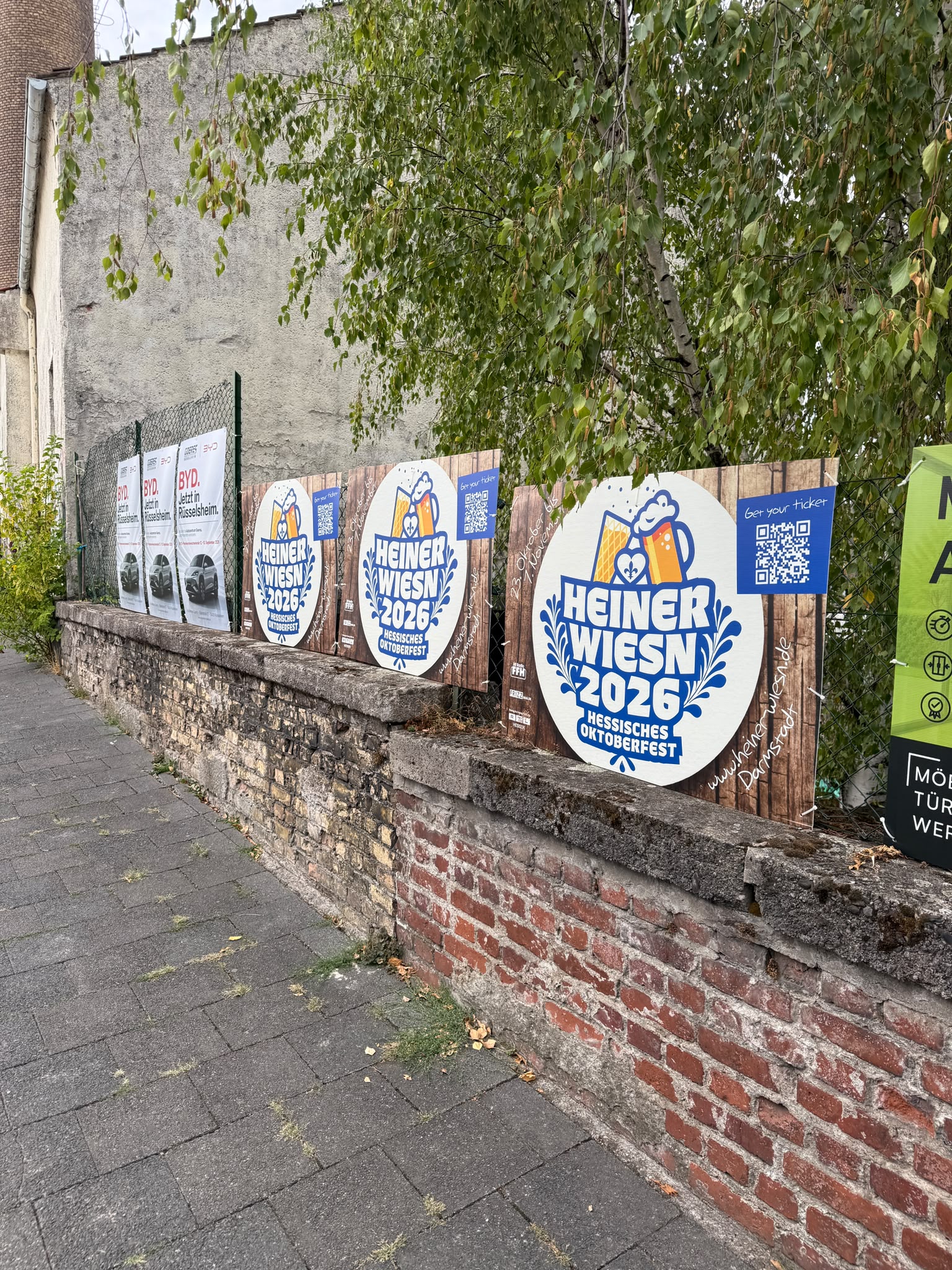 Heiner Wiesn Darmstadt - DIN A0 Plakatwerbung - Hohlkammerplakate 5