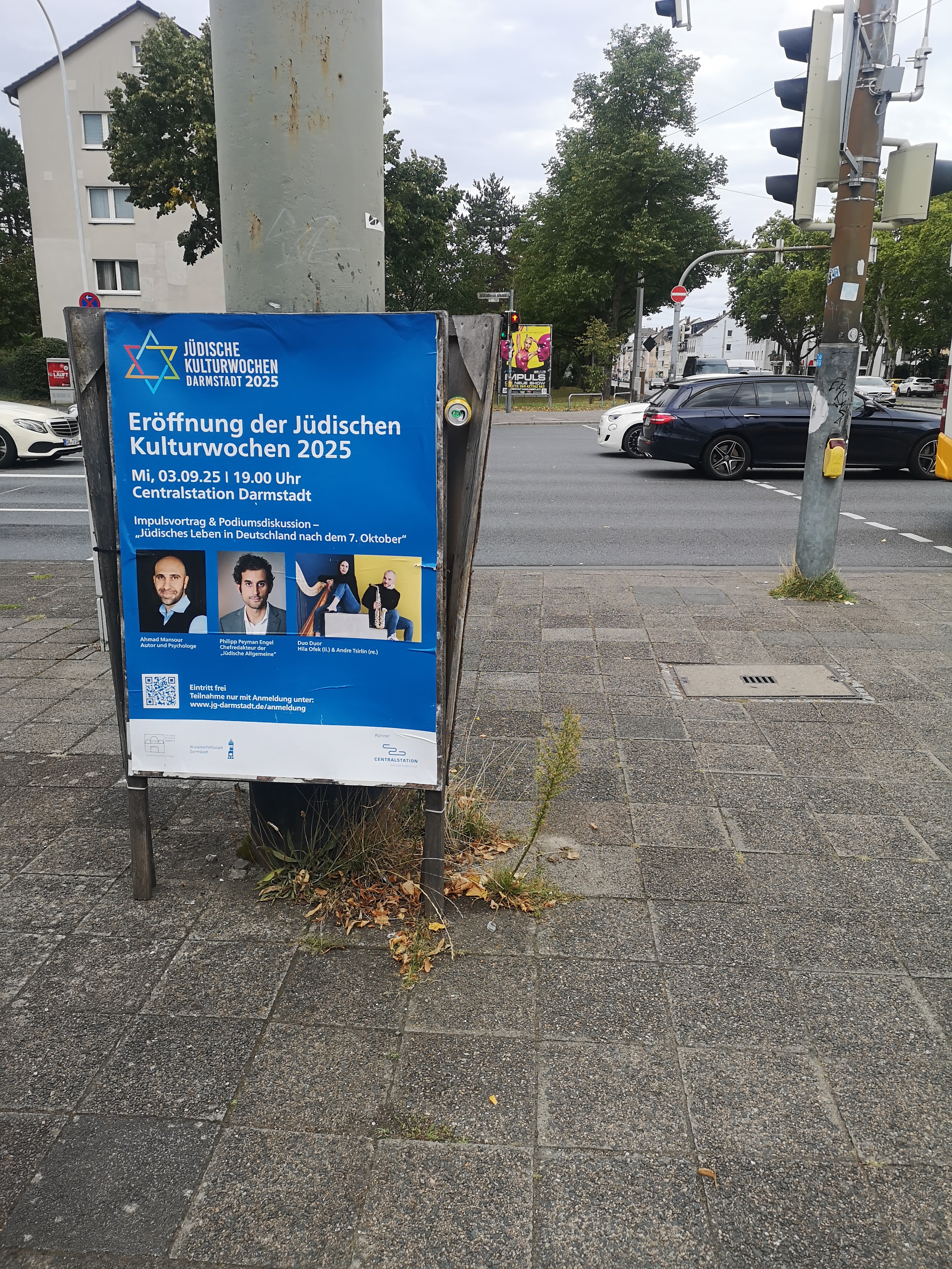 Jüdische Kulturwochen - Darmstadt - DIN A0 Plakat 1