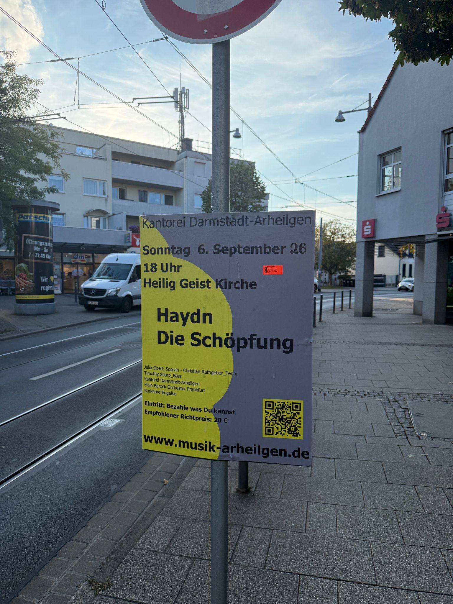Kantorei Darmstadt-Arheilgen - DIN A0 Plakatwerbung - Plakat 1