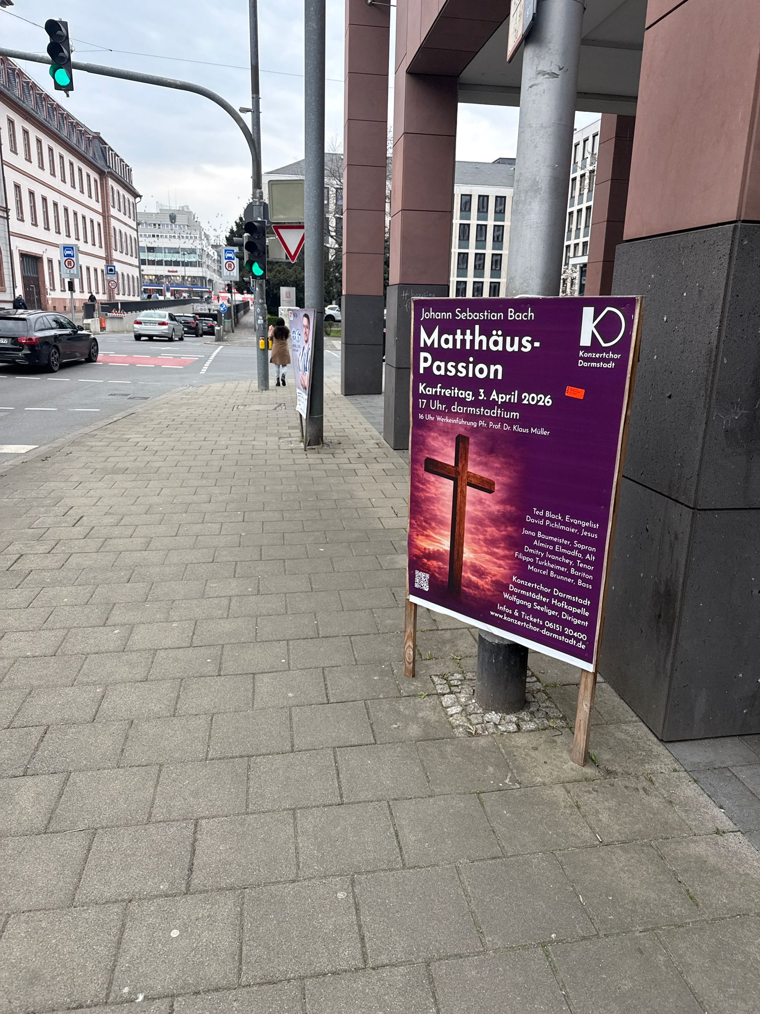 Konzertchor Darmstadt - DIN A0 Plakatwerbung - HohlkammerPlakat 1