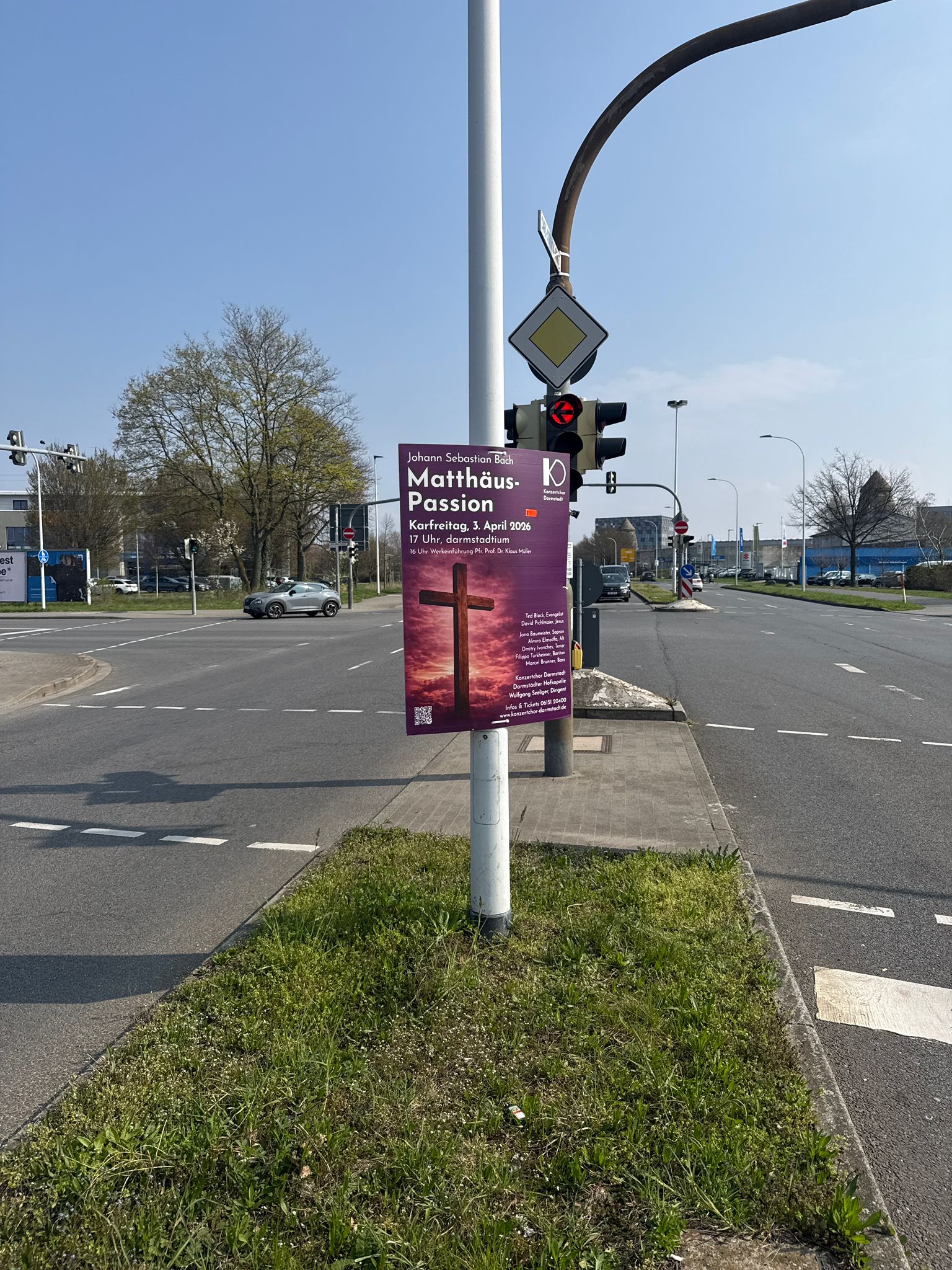 Konzertchor Darmstadt - DIN A0 Plakatwerbung - HohlkammerPlakat 2