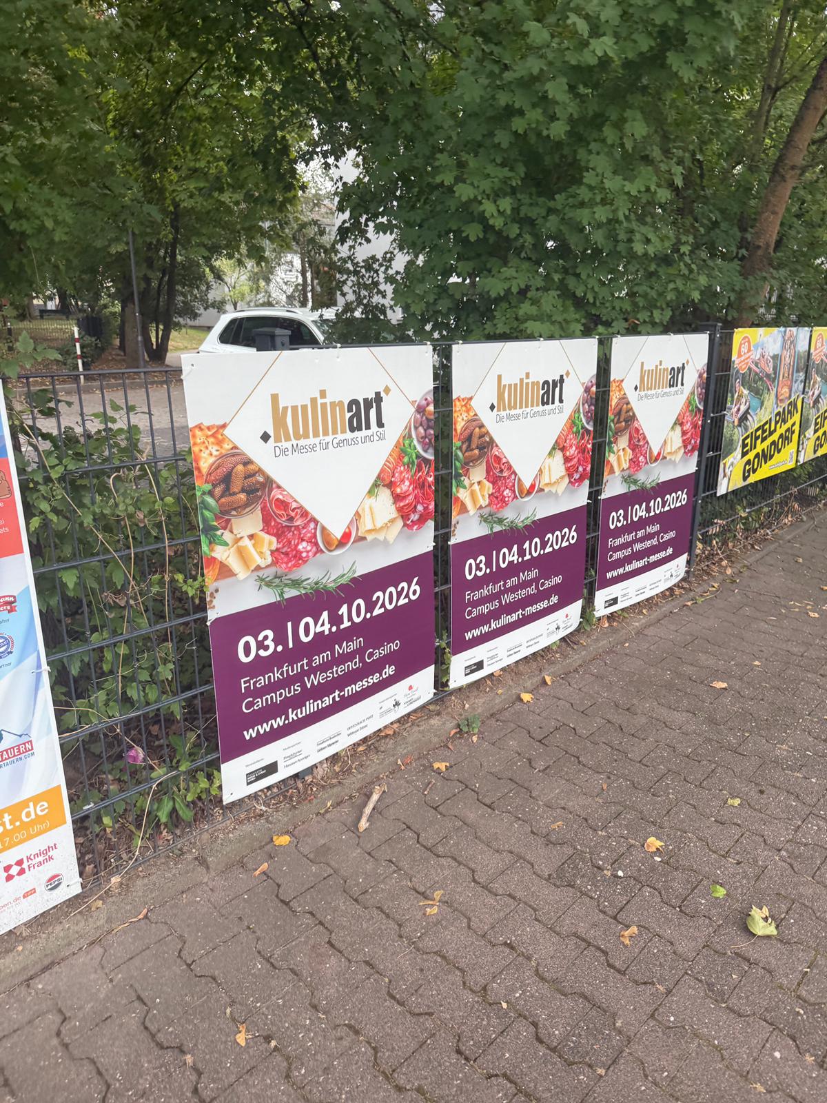 Kulinart Messe - DIN A0 Plakatwerbung - Hohlkammerplakat 1