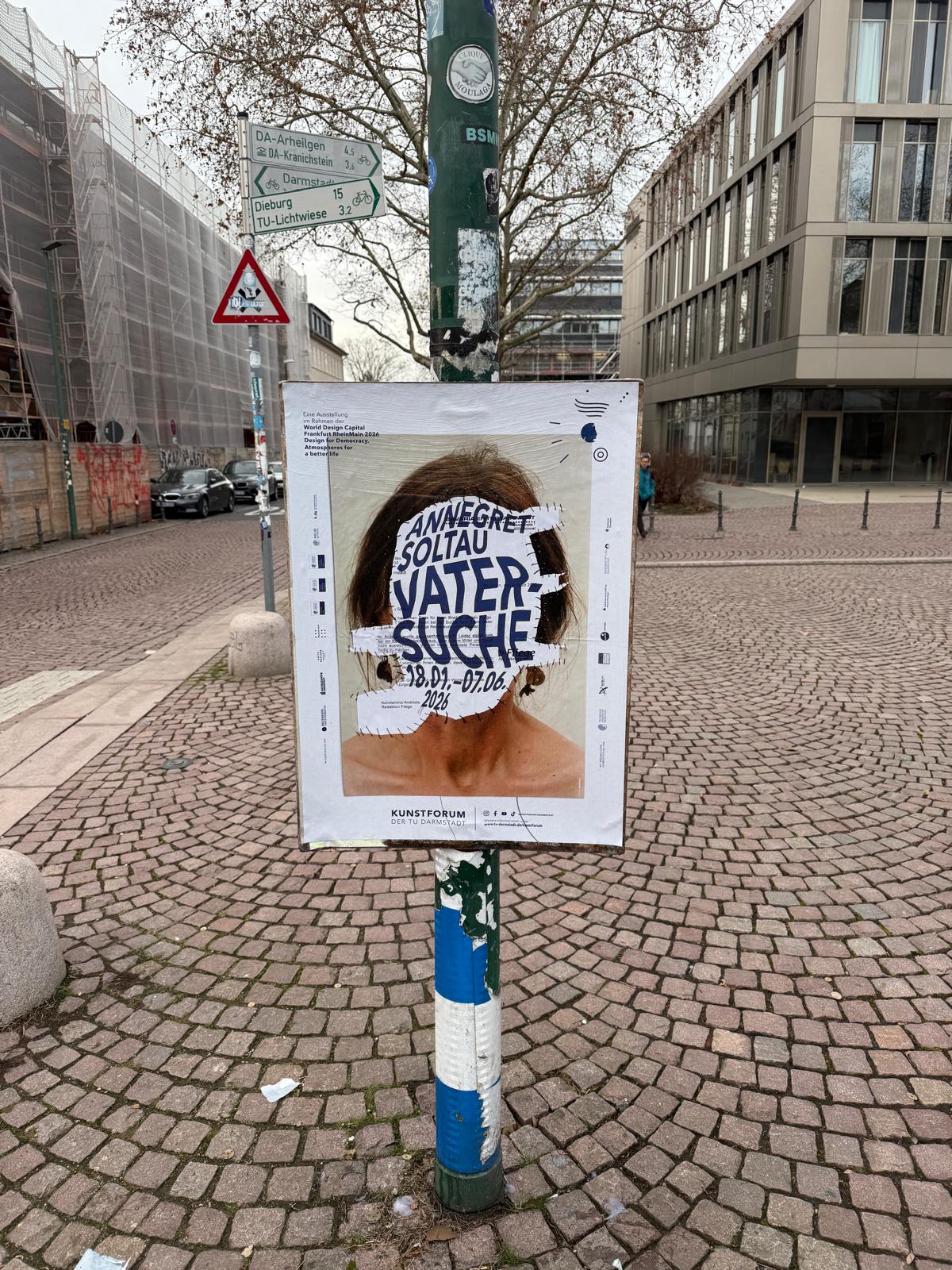 Kunstforum TU-darmstadt - Plakatwerbung - DIN A1-Plakat - 4