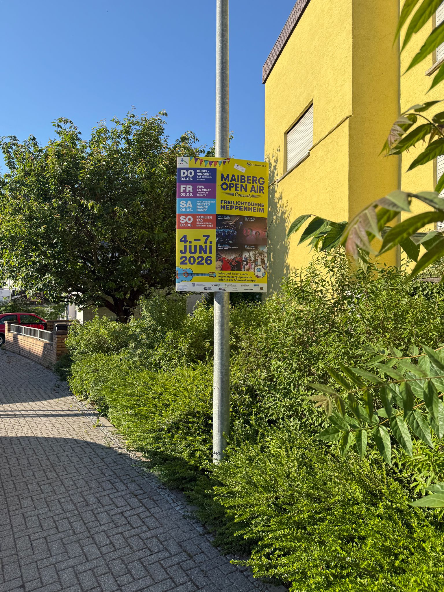 Maiberg Open Air - Heppenheim - DIN A0 Plakatwerbung - Plakat 1