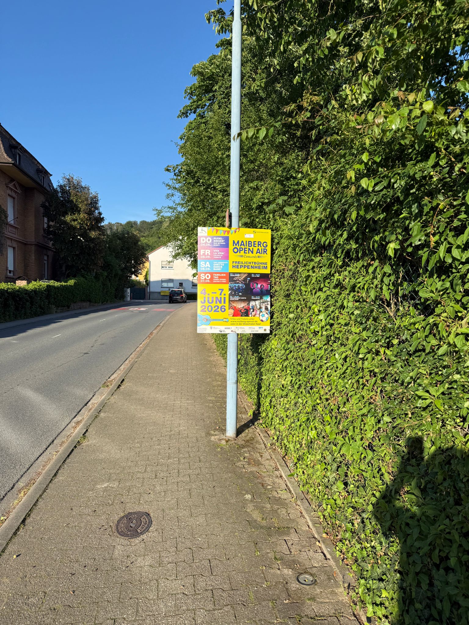 Maiberg Open Air - Heppenheim - DIN A0 Plakatwerbung - Plakat 2