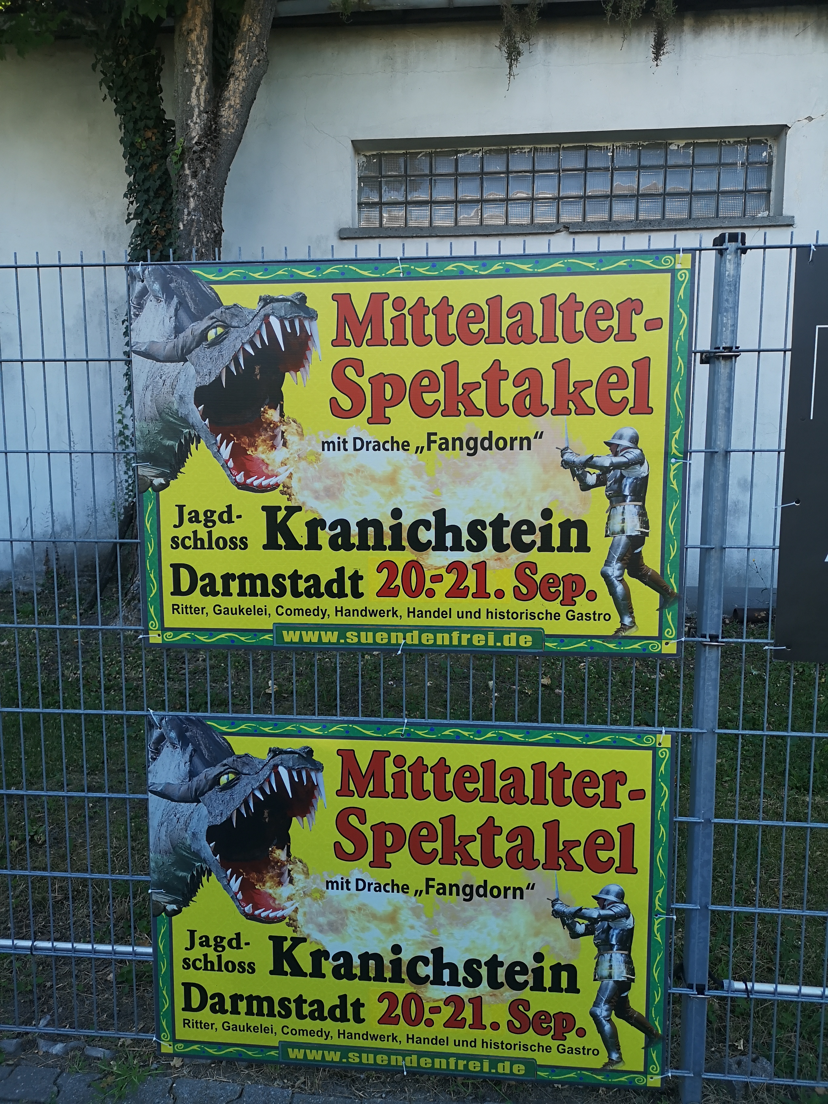 Mittelalterspektakel Darmstadt - Hohlkammerplakate 1
