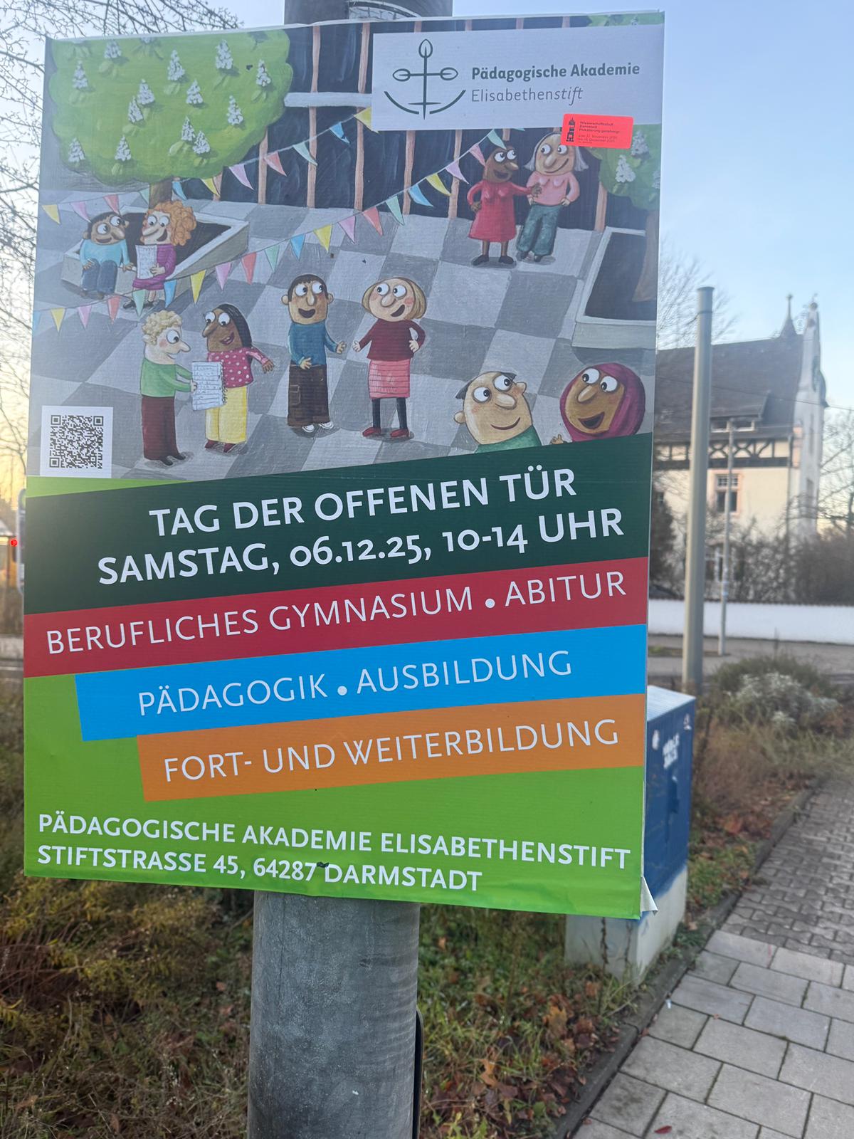Pädagogische Akademie Elisabethenstift - Darmstadt - DIN A1 Plakat 1