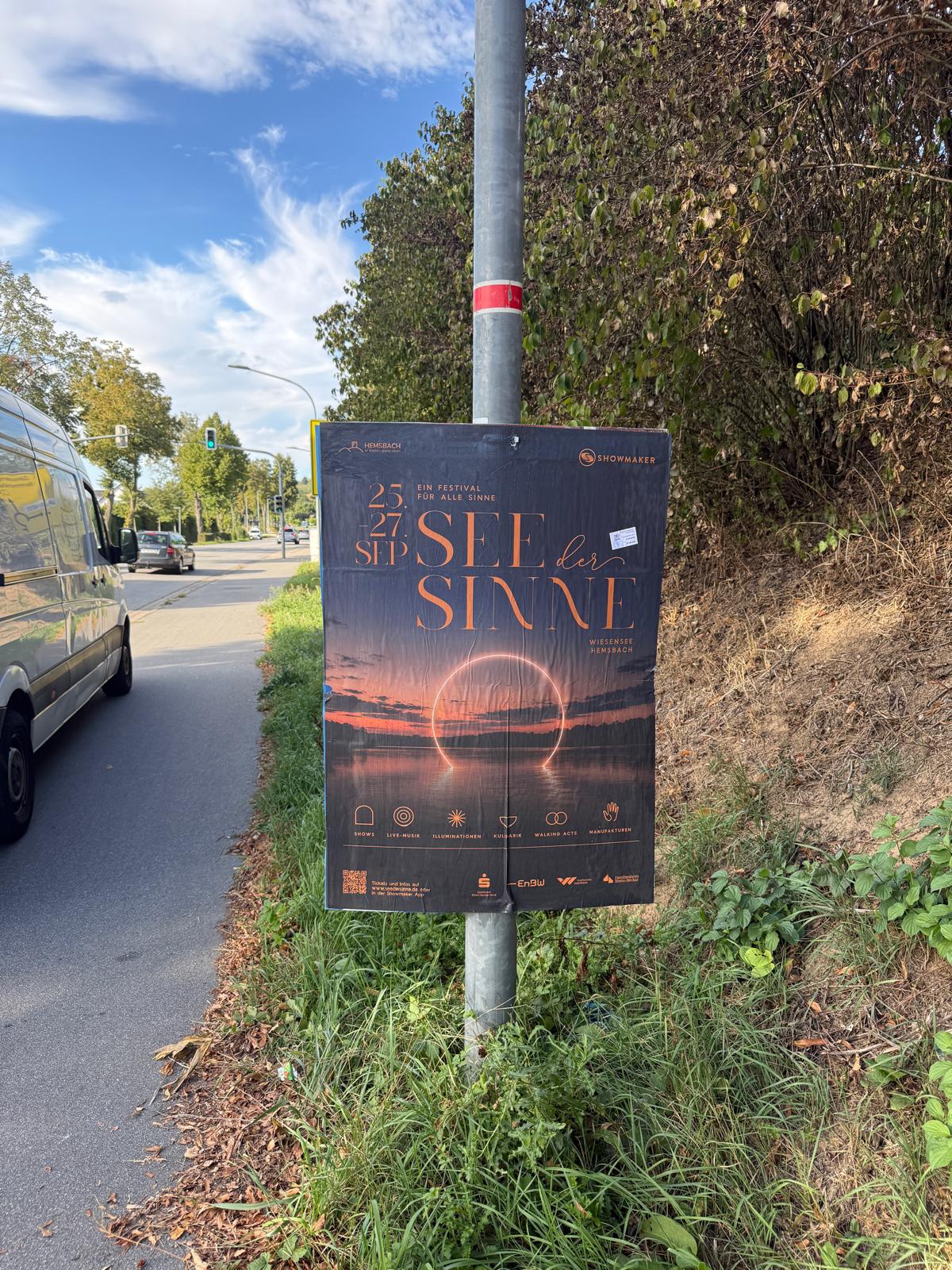 See der Sinne - Hemsbach - DIN A0 Plakatwerbung - Plakat 1