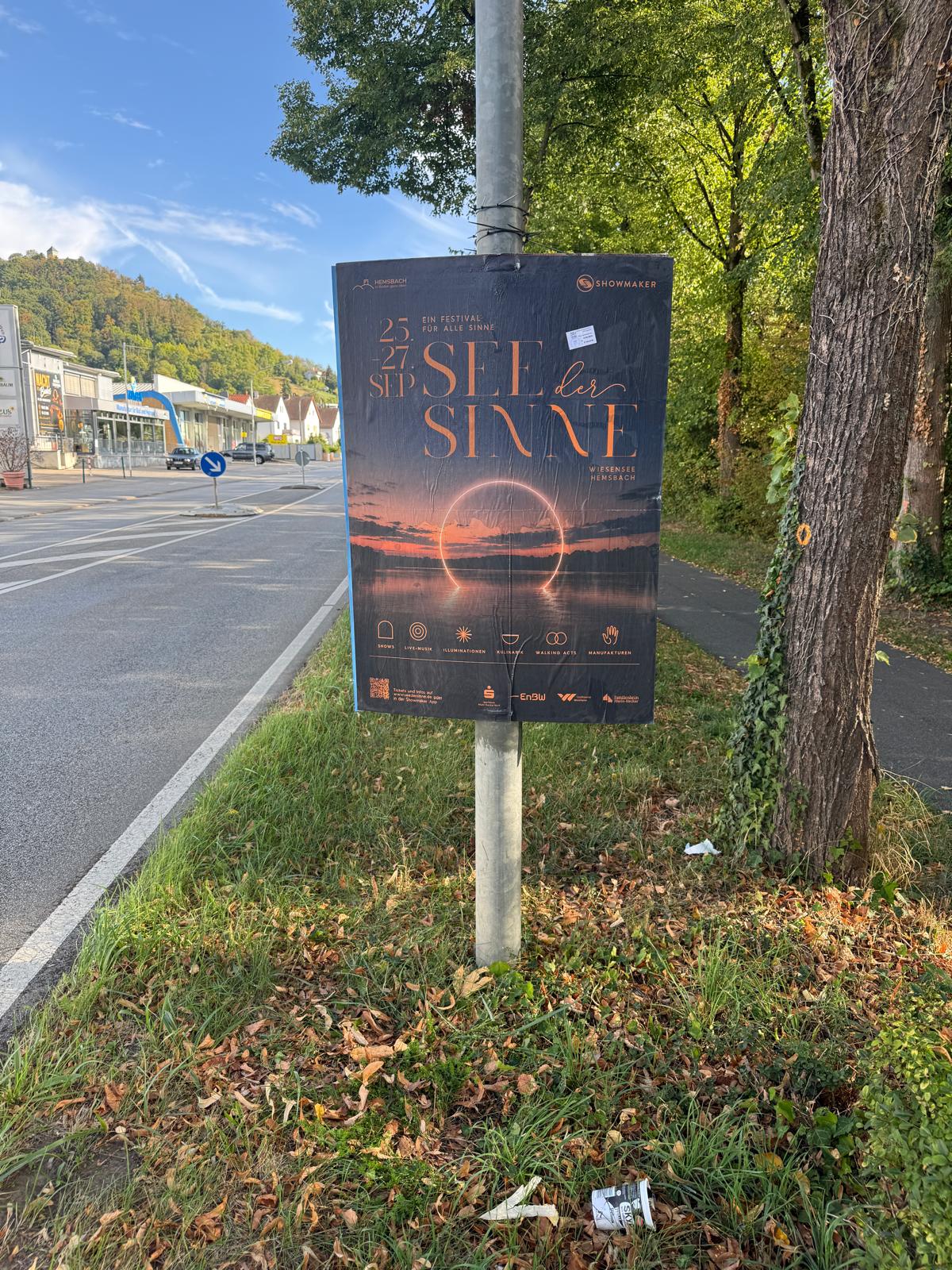 See der Sinne - Hemsbach - DIN A0 Plakatwerbung - Plakat 2
