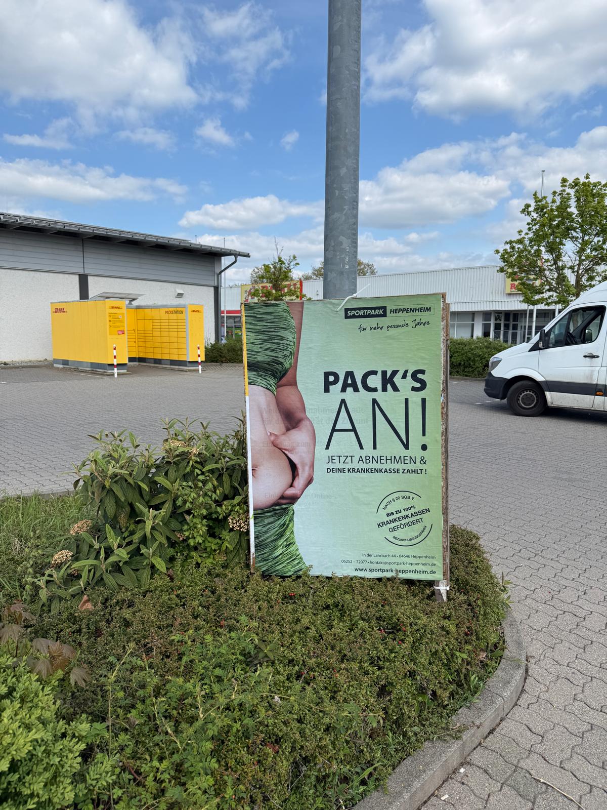 Sportpark Heppenheim - DIN A0 Plakatwerbung - Plakat 1