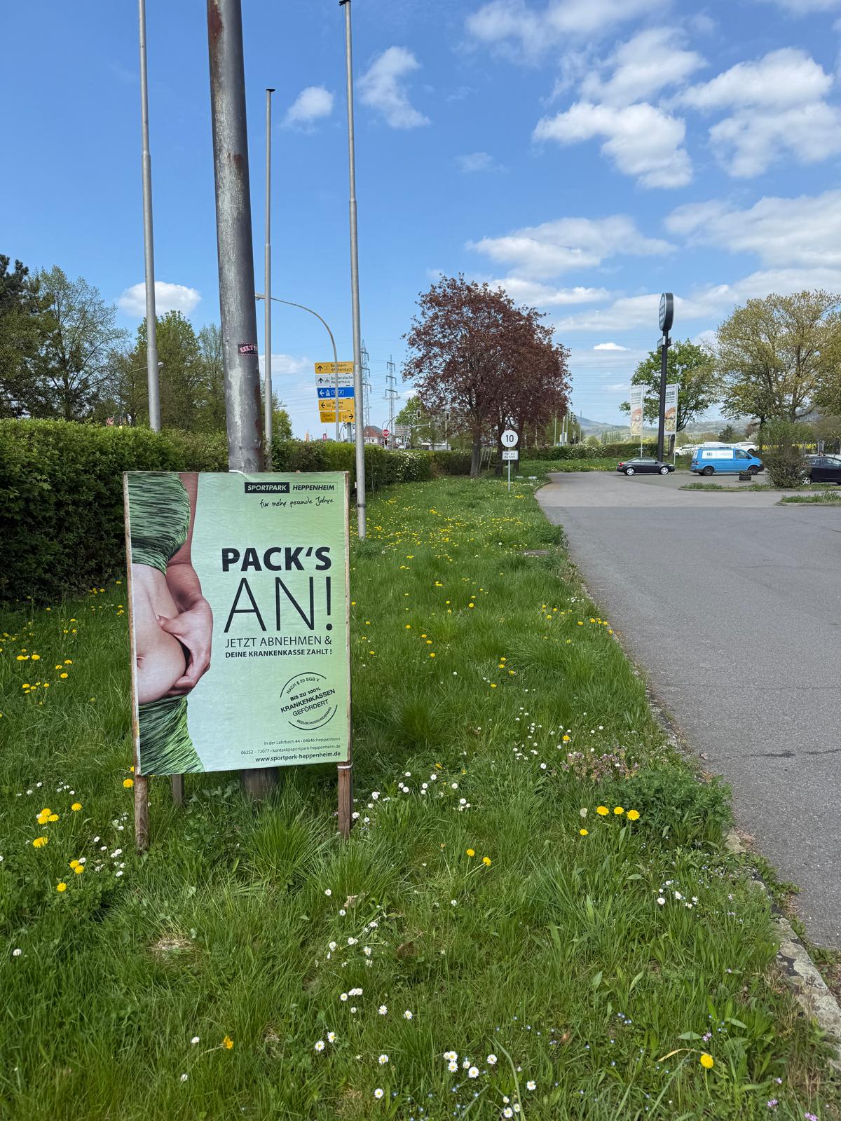 Sportpark Heppenheim - DIN A0 Plakatwerbung - Plakat 3