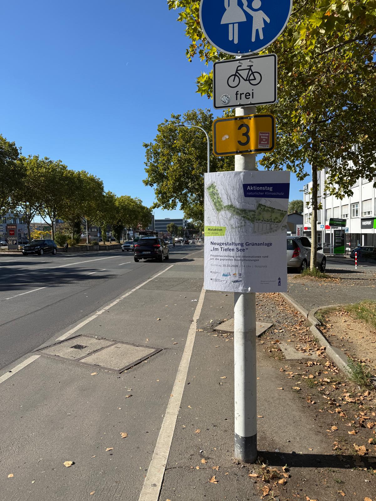 Stadt Darmstadt - Aktionstag - DIN A1 Plakatwerbung - Plakat 1