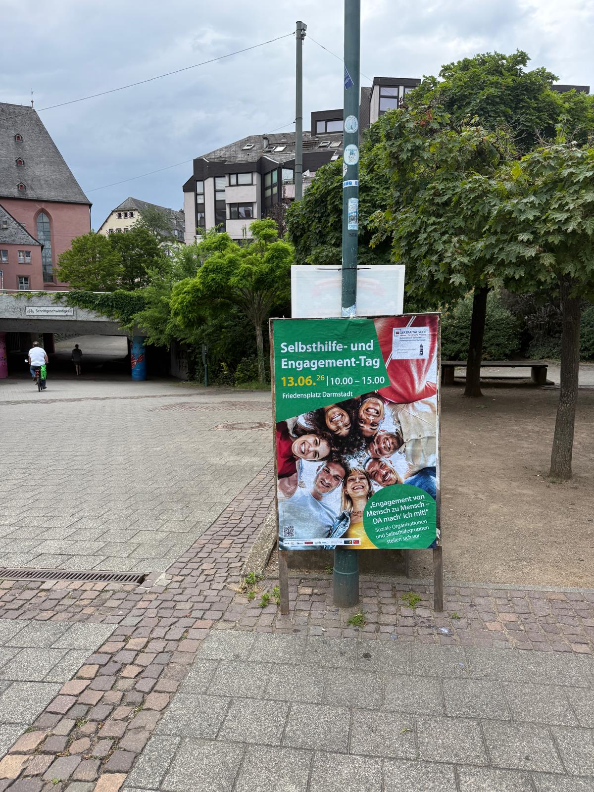 Stadt Darmsradt - der Paritätische - DIN A0 Plakatwerbung - Plakat 1