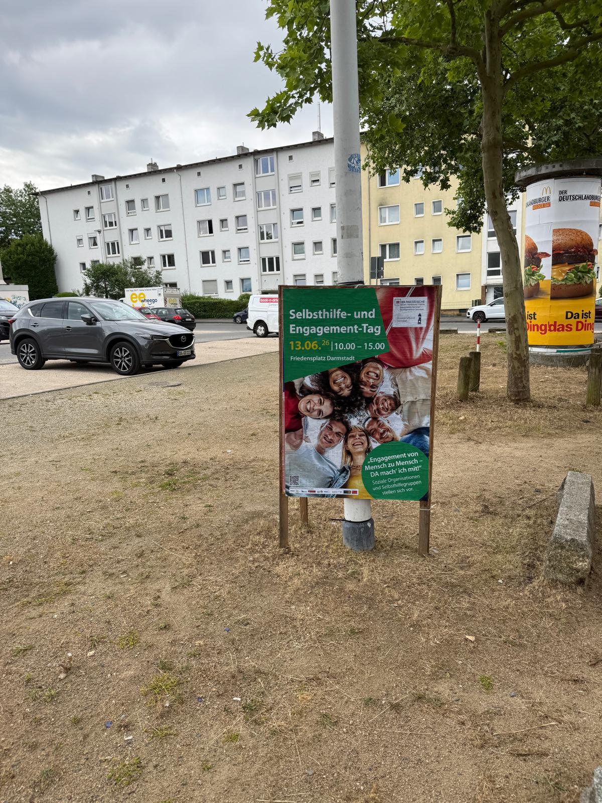 Stadt Darmsradt - der Paritätische - DIN A0 Plakatwerbung - Plakat 2