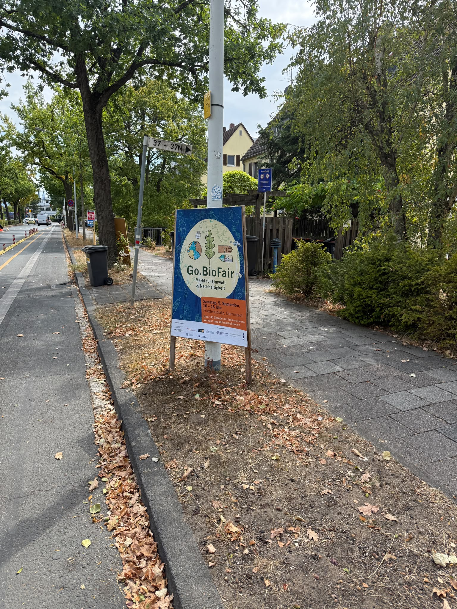 Stadt Darmstadt - Go.BioFair - DIN A0 Plakatwerbung - Plakat 3