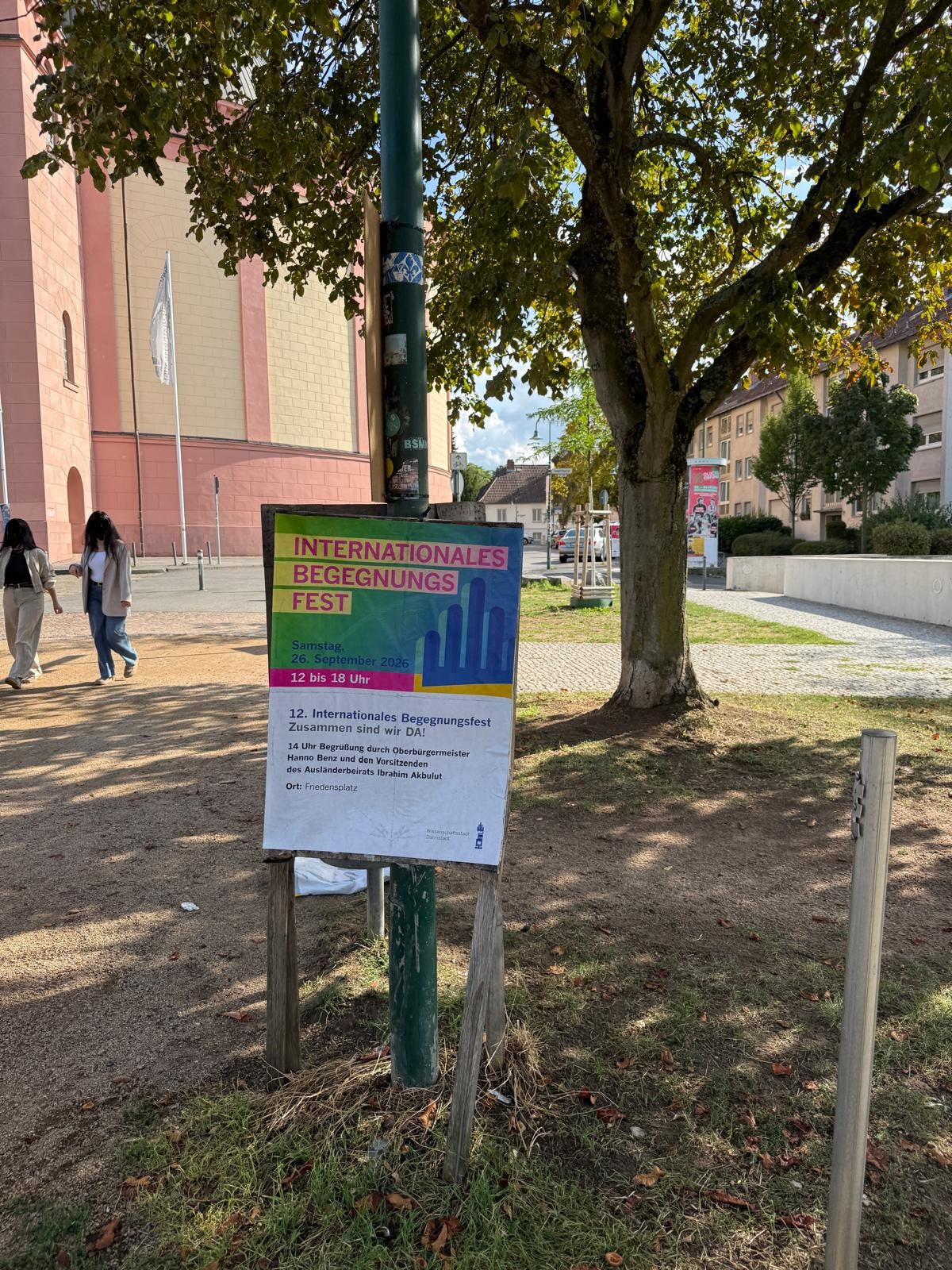 Stadt Darmstadt - Internationales Begegnungsfest - DIN A1 Plakatwerbung - Plakat 1
