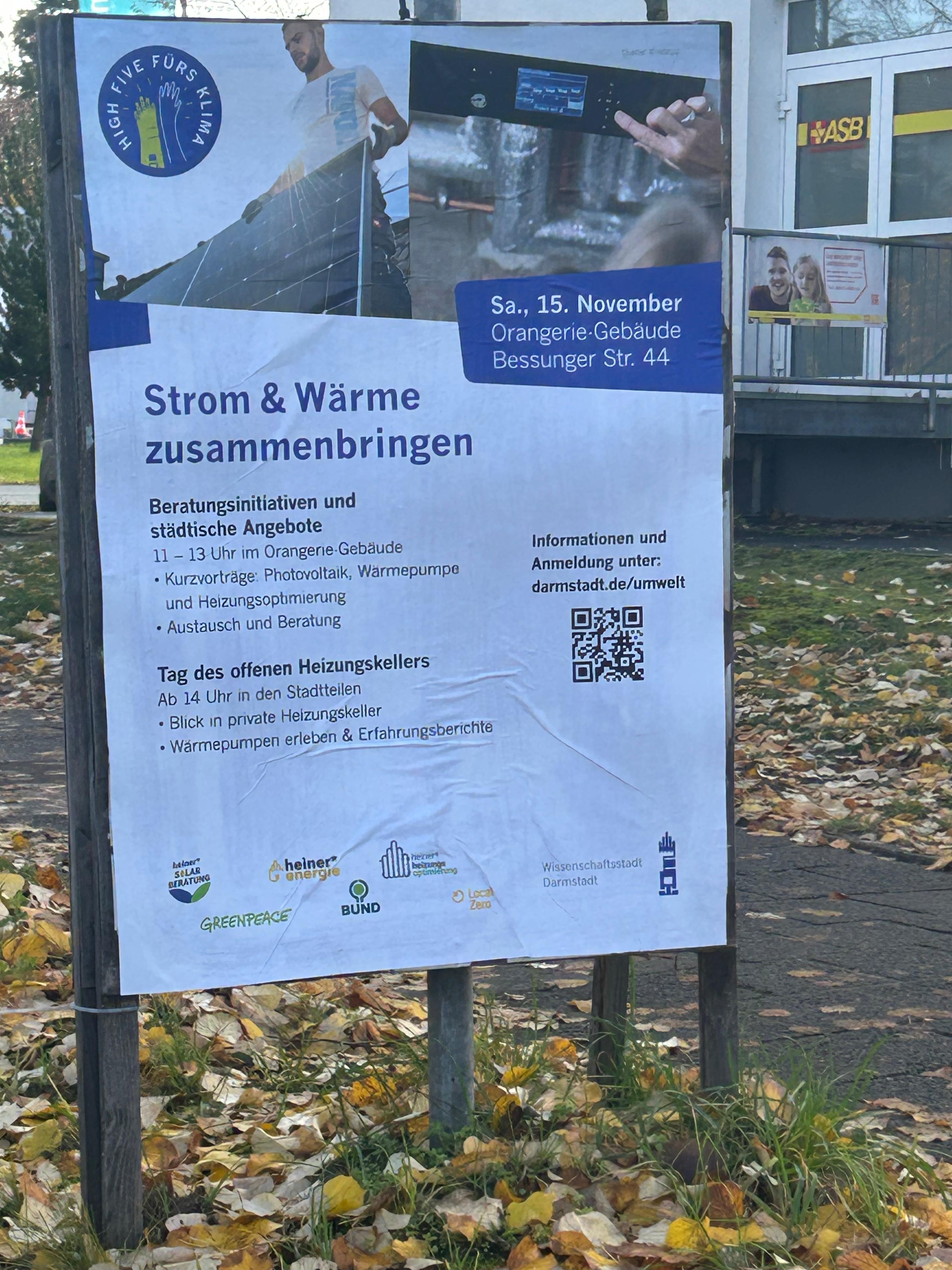 Stadt Darmstadt - Umwelt - DIN A0 Plakat