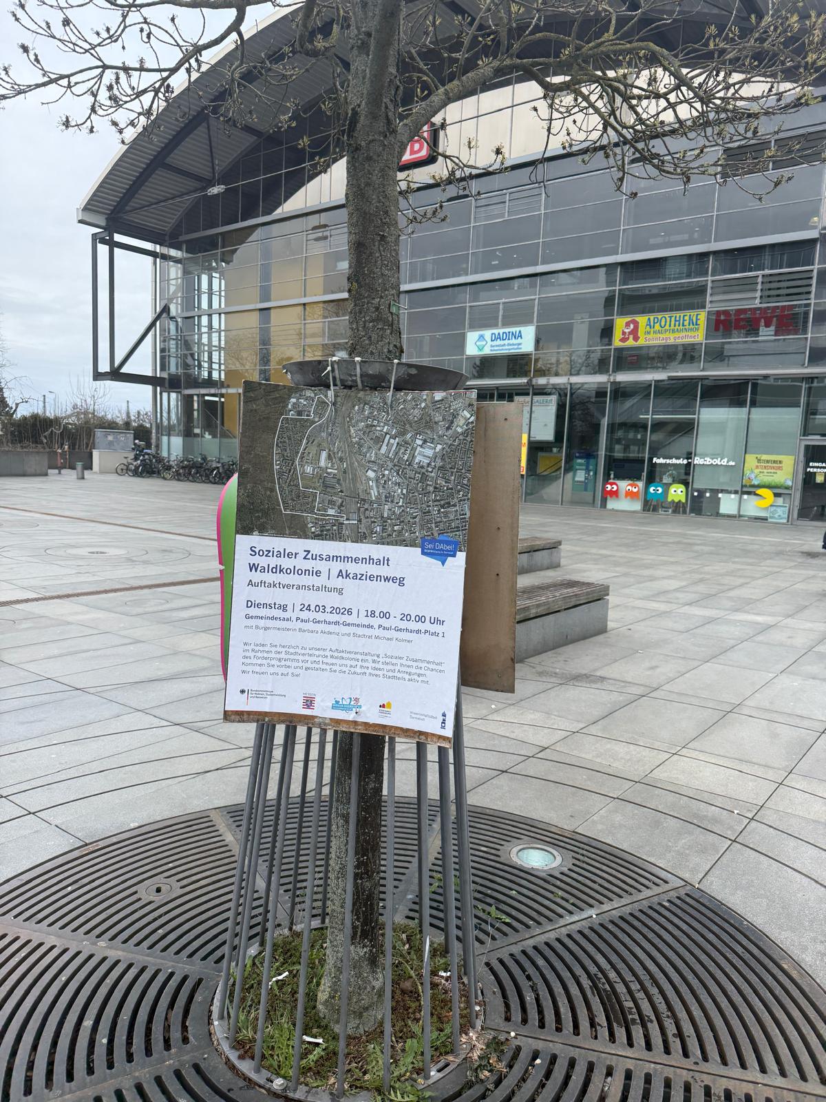 Stadt Darmstadt - Sozialer Zusammenhalt - DIN A1 Plakatwerbung - Plakat 1