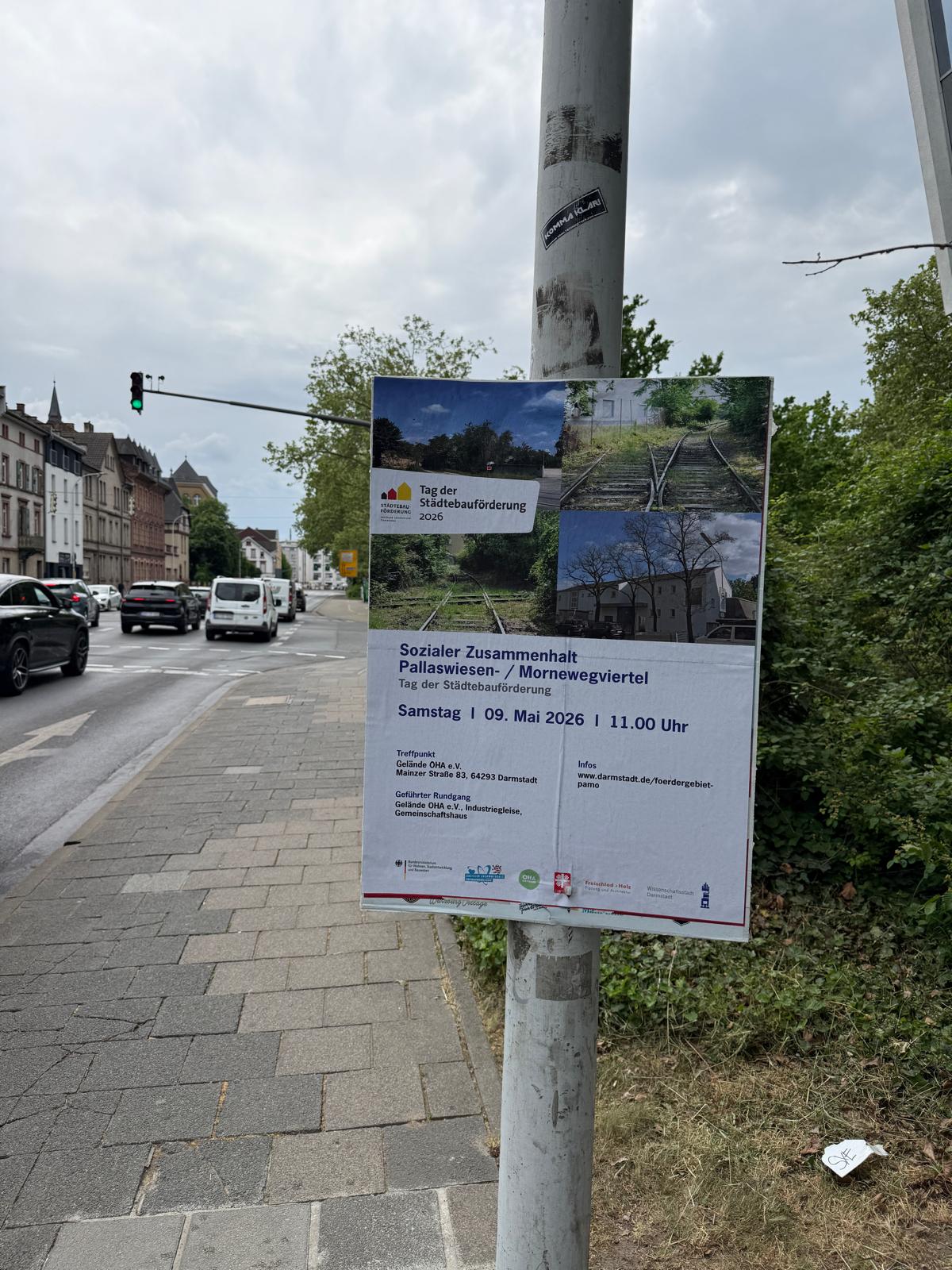 Stadt Darmstadt - Sozialer Zusammenhalt - DIN A1 Plakatwerbung - Plakat 1