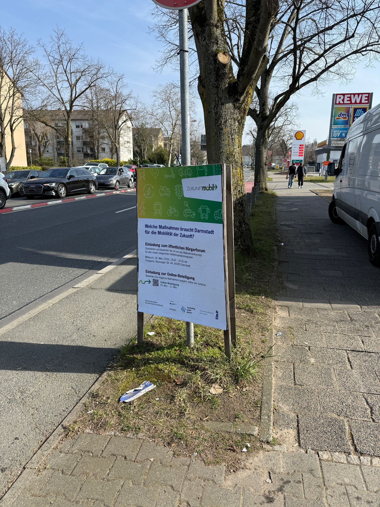 Zukunftmobil - Stadt Darmstadt - DIN A0 Plakatwwerbung - Plakat 1