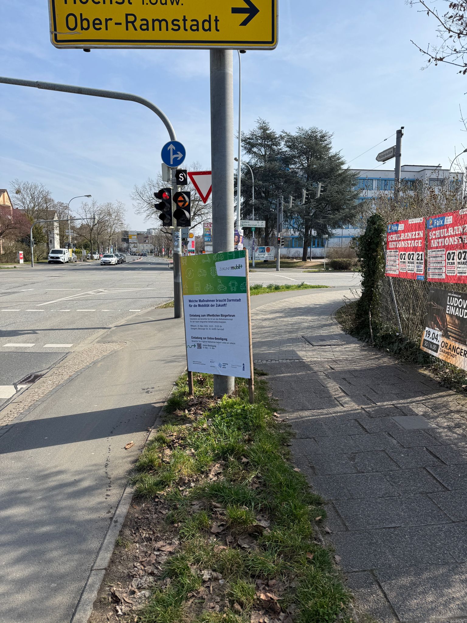 Zukunftmobil - Stadt Darmstadt - DIN A0 Plakatwwerbung - Plakat 2