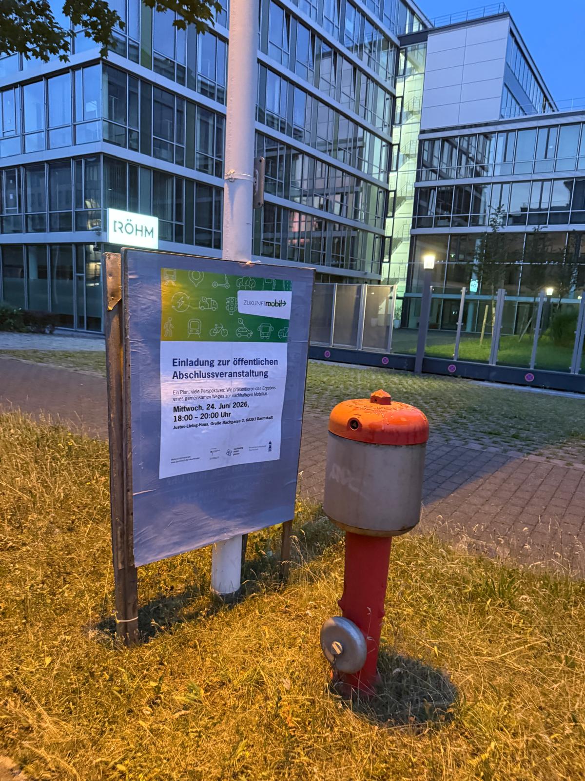 Zukunftmobil - Stadt Darmstadt - DIN A0 Plakatwwerbung - Plakat 1
