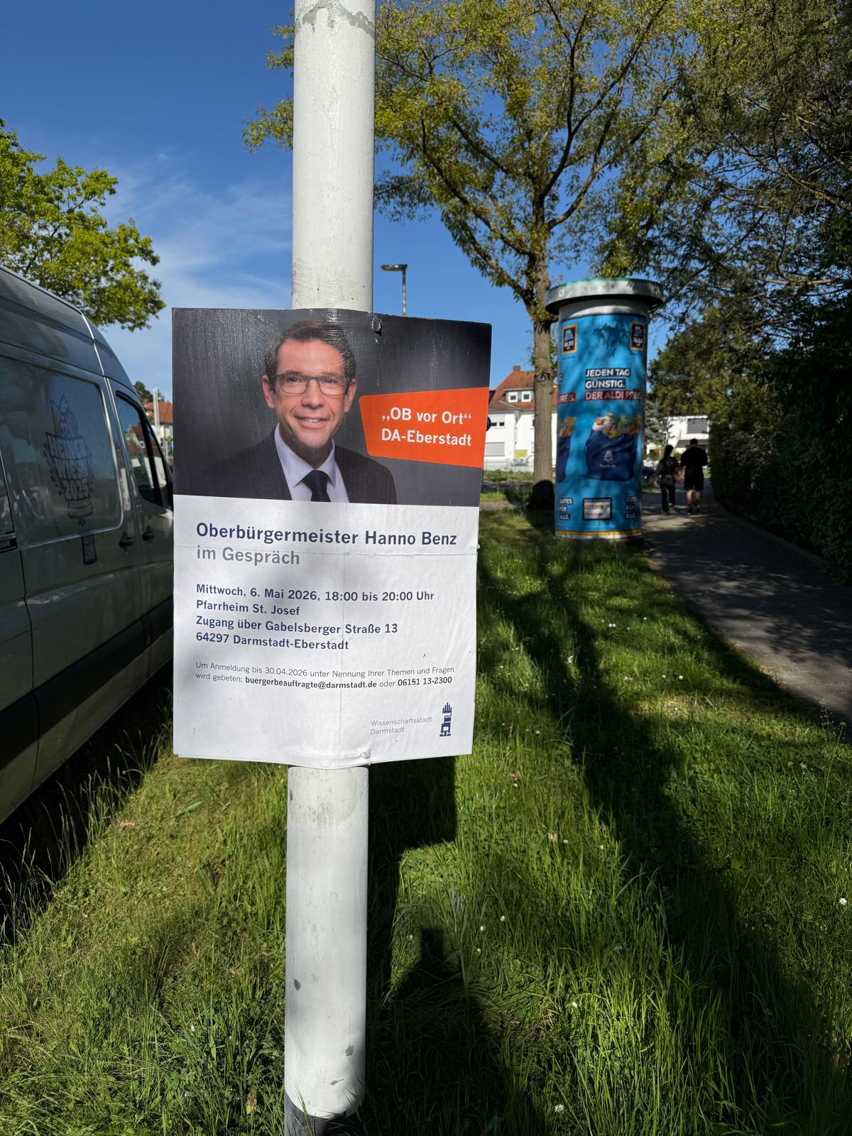 Stadt Darmstadt - DIN A1 Plakatwerbung - Plakat 1