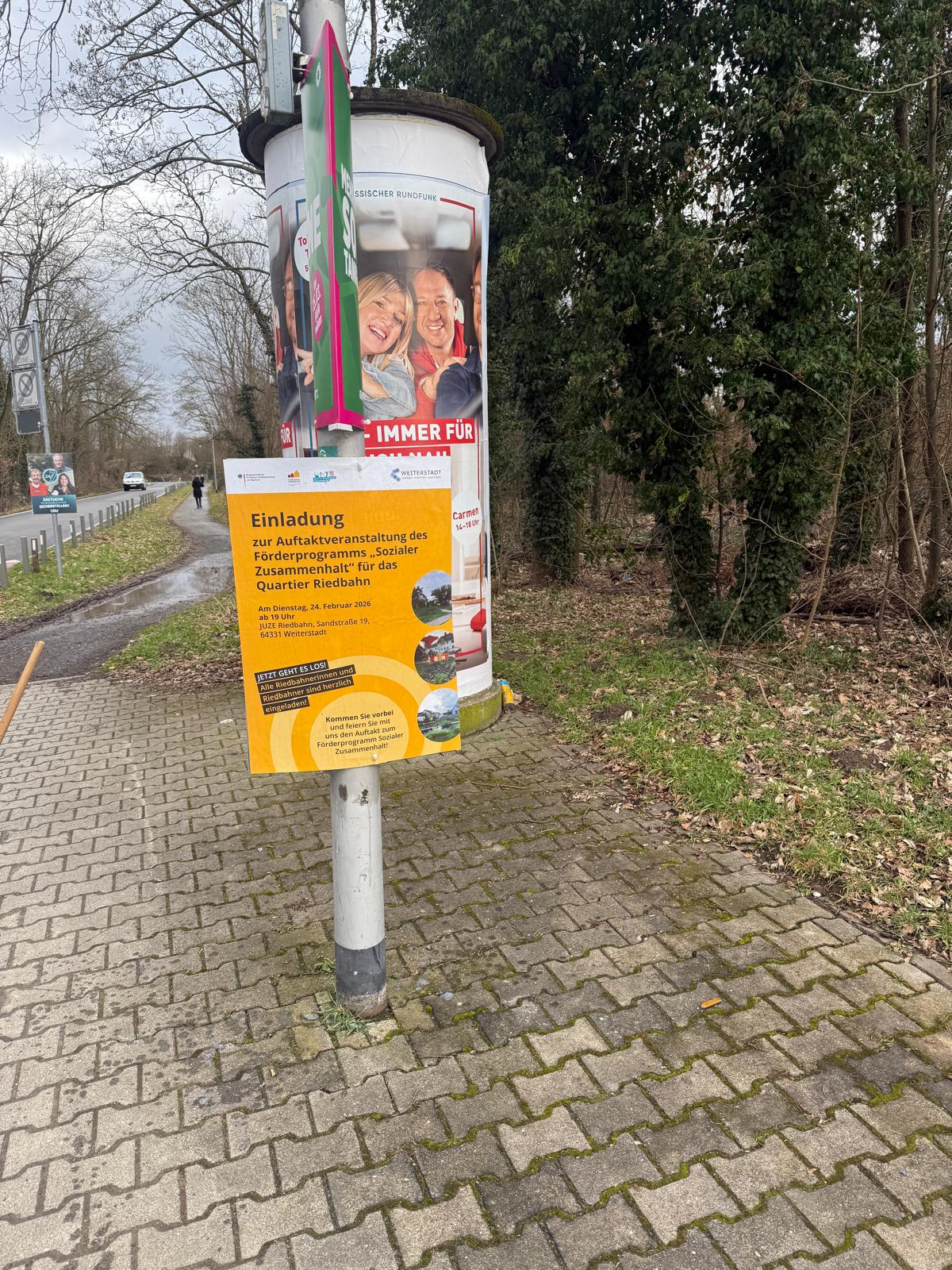 Stadt Weiterstadt - DIN A1 Plakatwerbung - Plakat 1