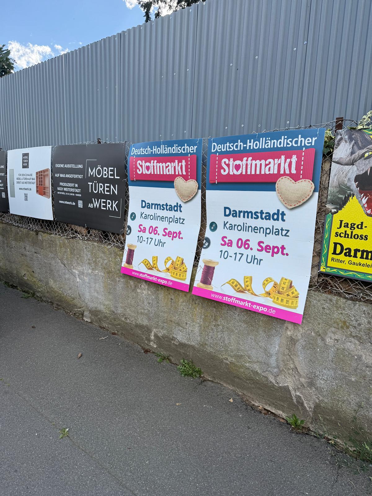 Deutsch-Holländischer Stoffmarkt - Darmstadt 1