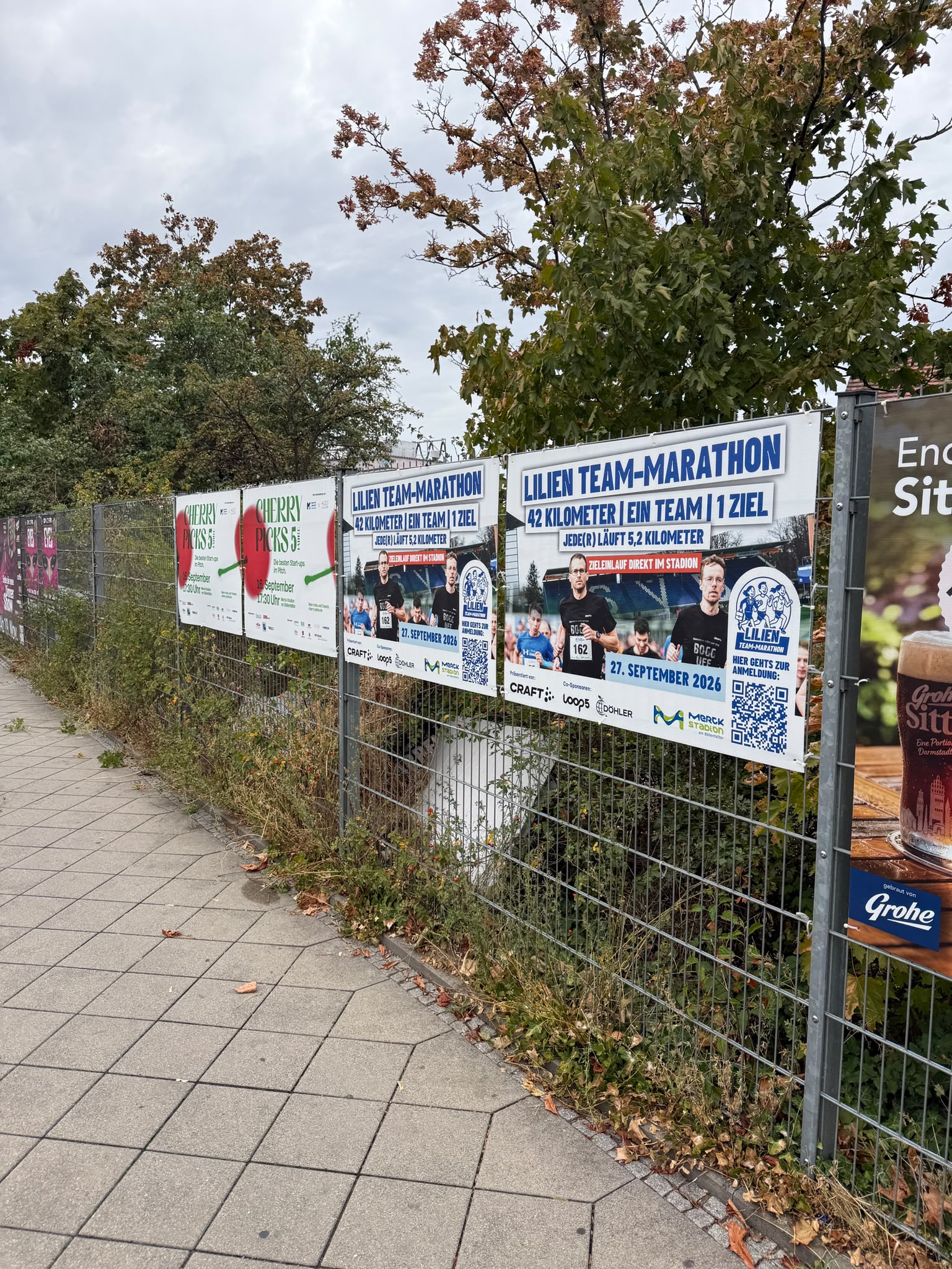 SV Darmstadt 98 Veranstaltungen - DIN A0 Plakatwerbung - Plakat 1