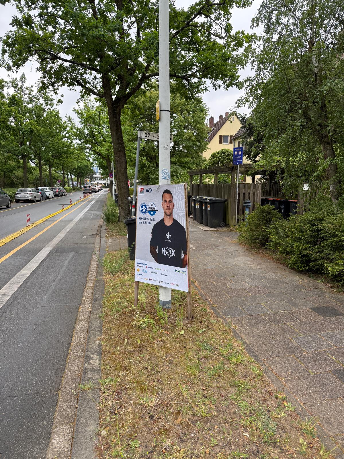 SV Darmstadt 98 - DIN A0 Plakat 1