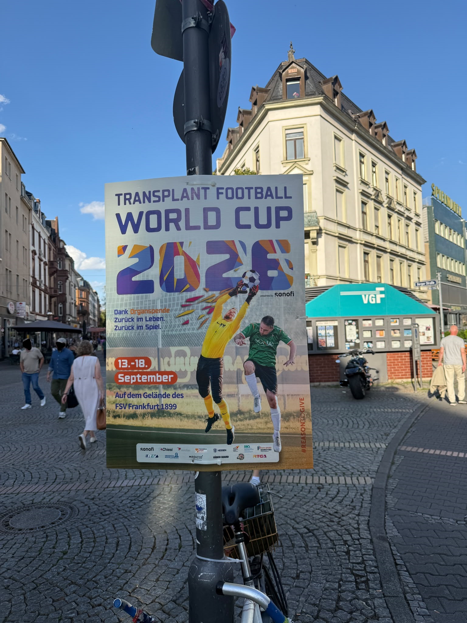 Transplant Football World Cup - DIN A1 Plakatwerbung - Easyplate 1