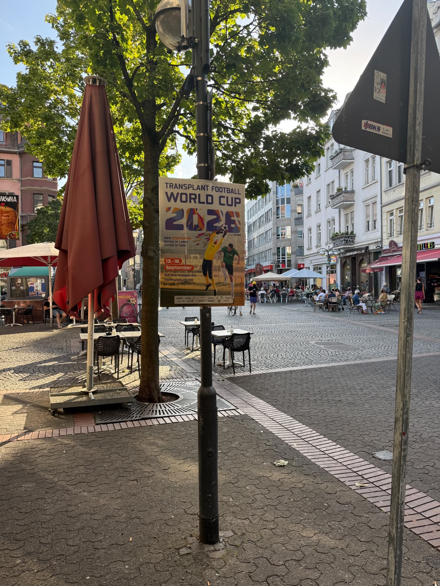 Transplant Football World Cup - DIN A1 Plakatwerbung - Easyplate 4