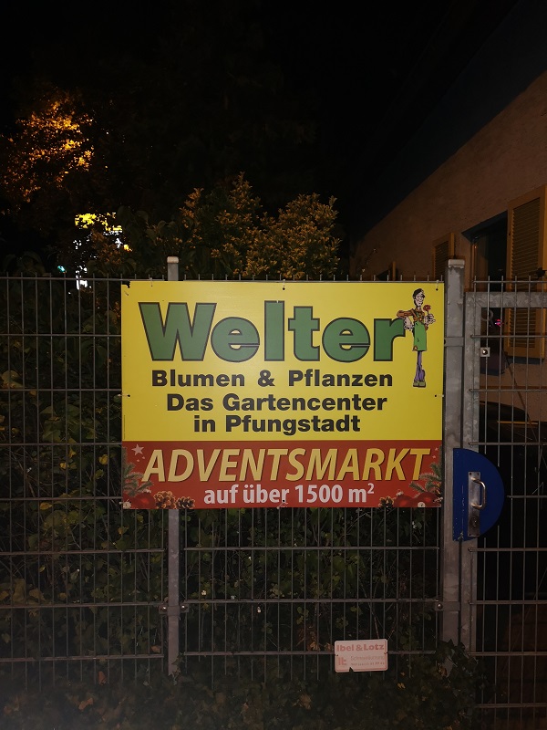 Welter Adventsmarkt - DIN A0 Hohlkammerplakat