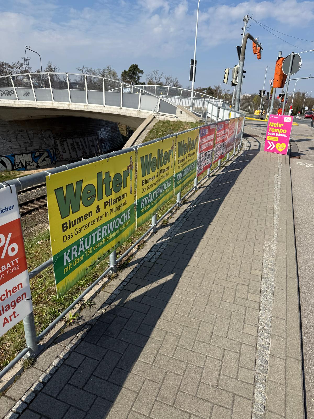 Welter Kräuterwochen - DIN A0 Plakatwerbung - Hohlkammerplakat 5